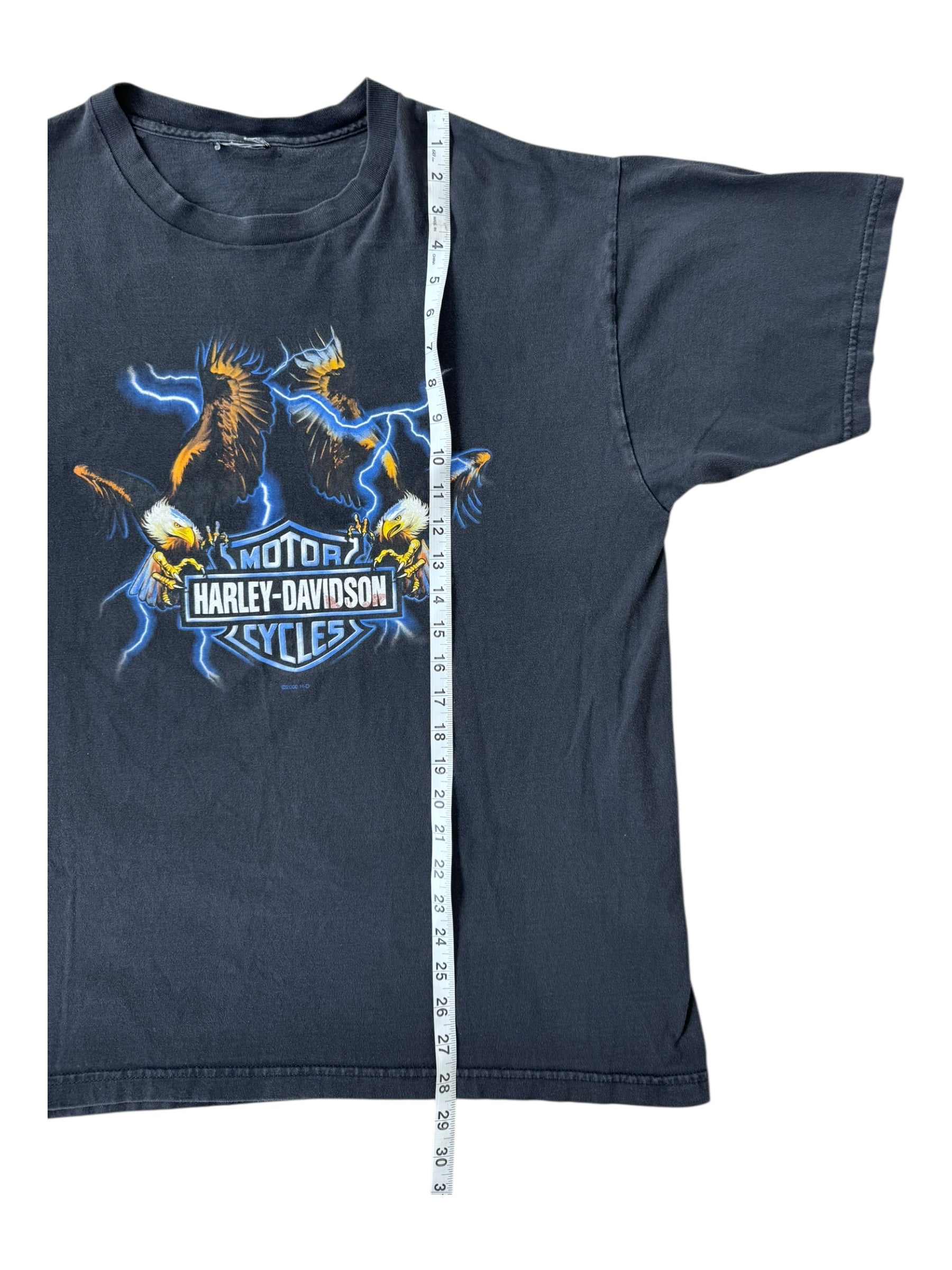 Harley Davidson 90s Black Lightning Eagles Size XL