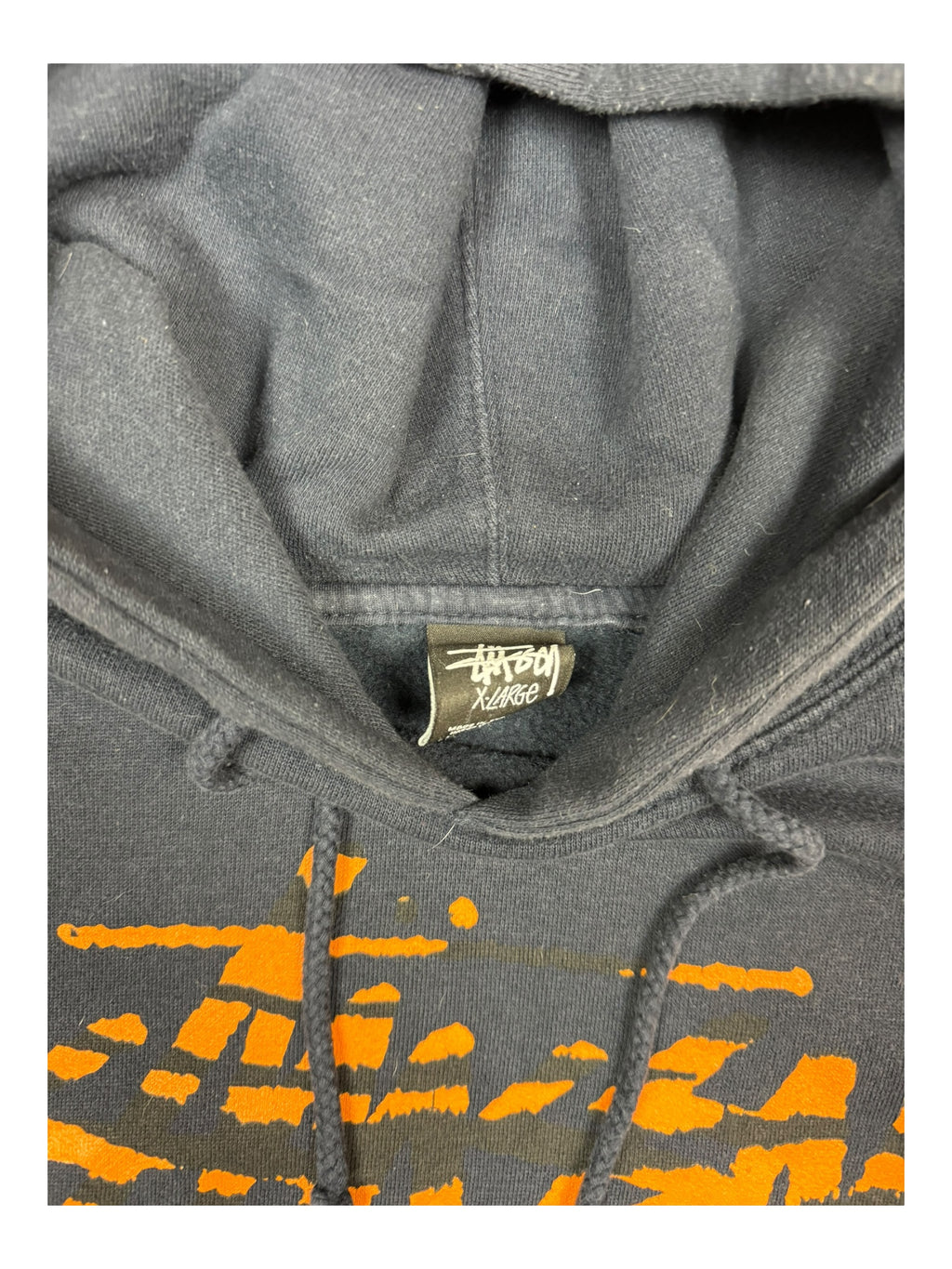 Stussy 00s Navy New York Crew Tiger Logo Size XL