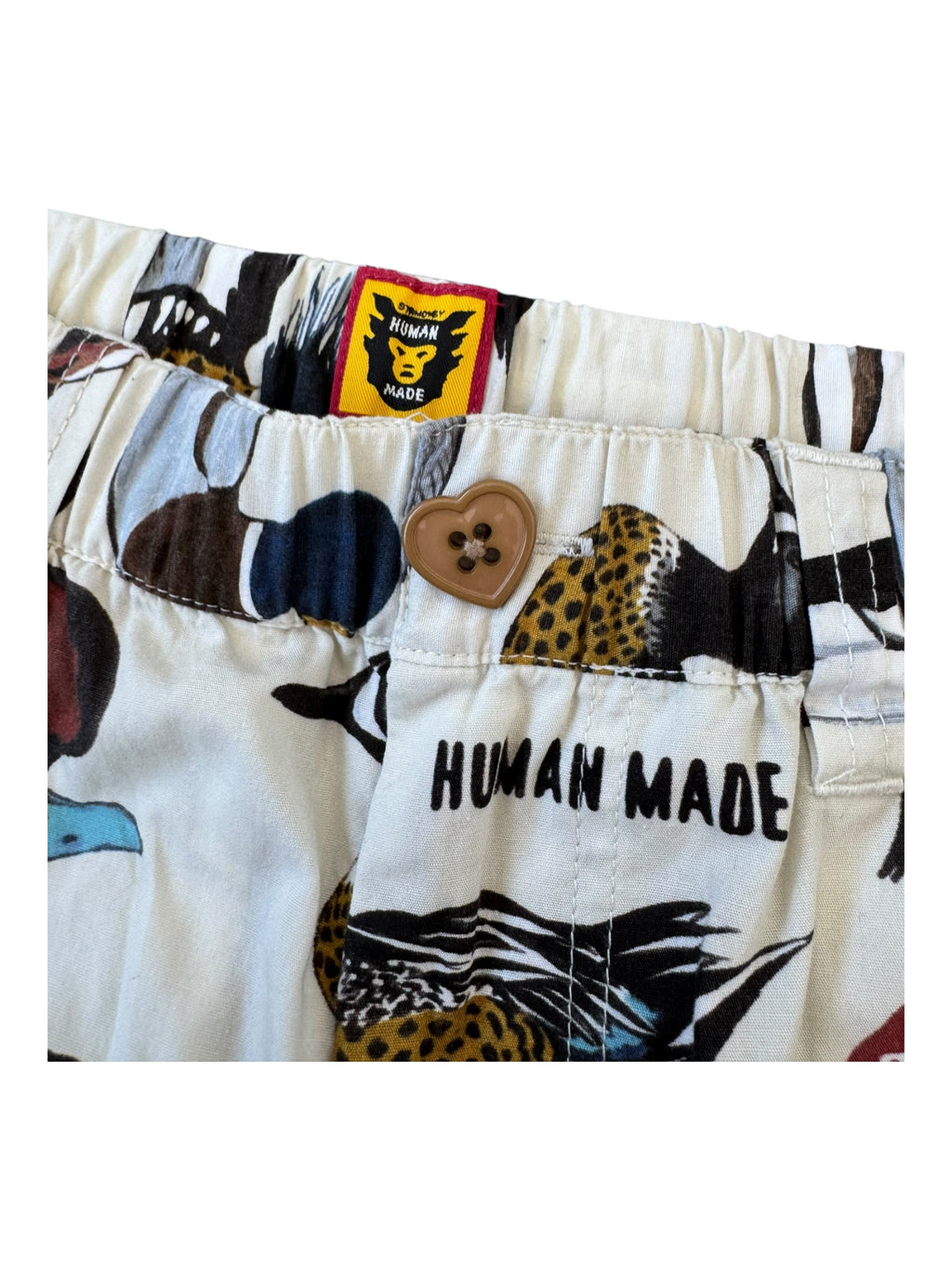 Human Made Duck All Over Print Shorts Size Medium