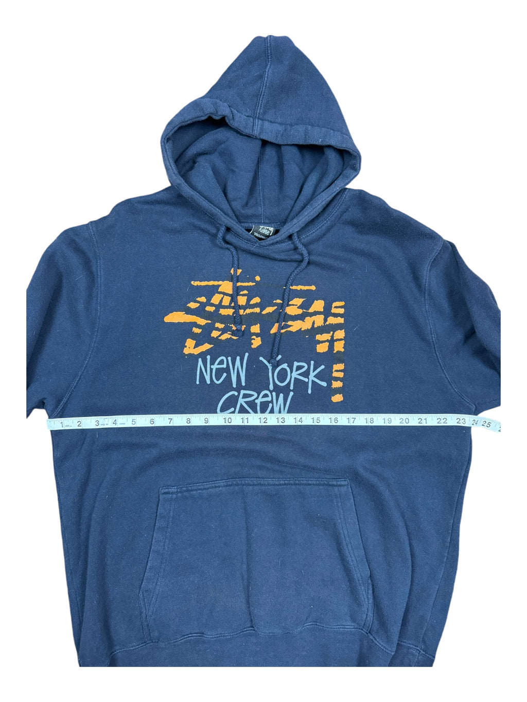 Stussy 00s Navy New York Crew Tiger Logo Size XL