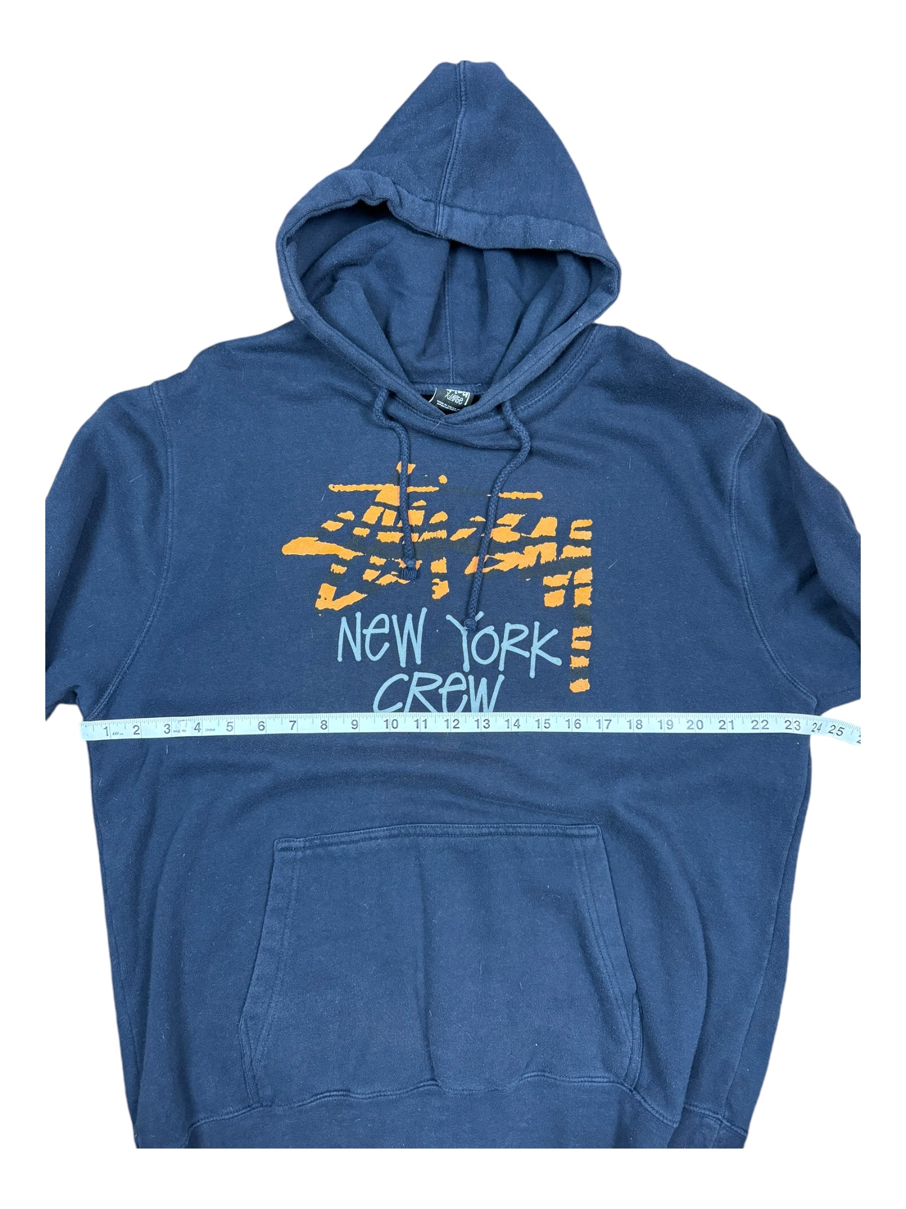 Stussy 00s Navy New York Crew Tiger Logo Size XL