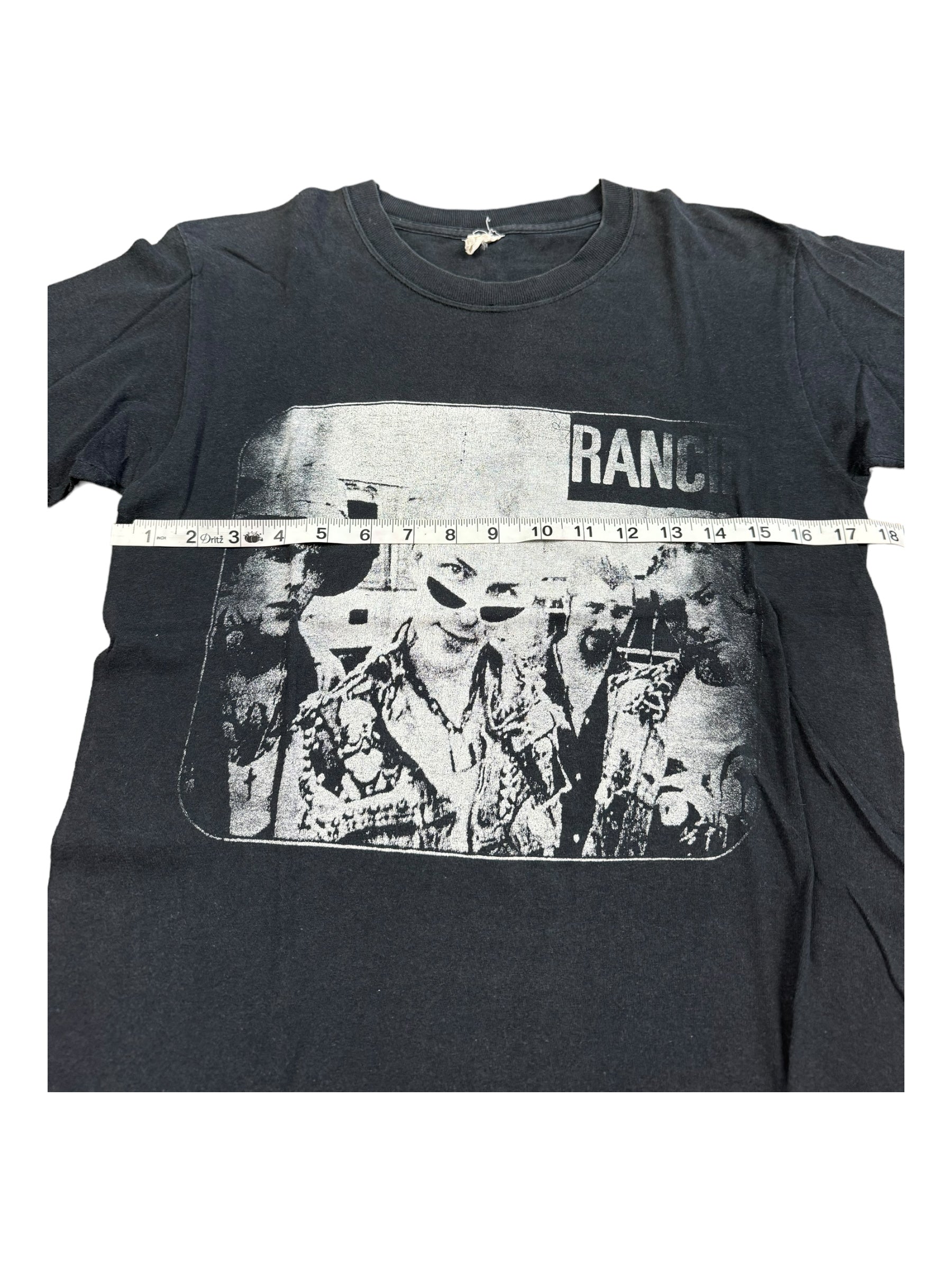 Rancid 90s Black Band T-Shirt Sz Small Euro Screen Stars Tag