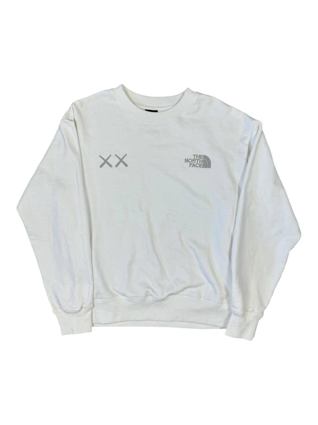 Kaws x The North Face Moonlight Ivory Crewneck Sweater Size Medium