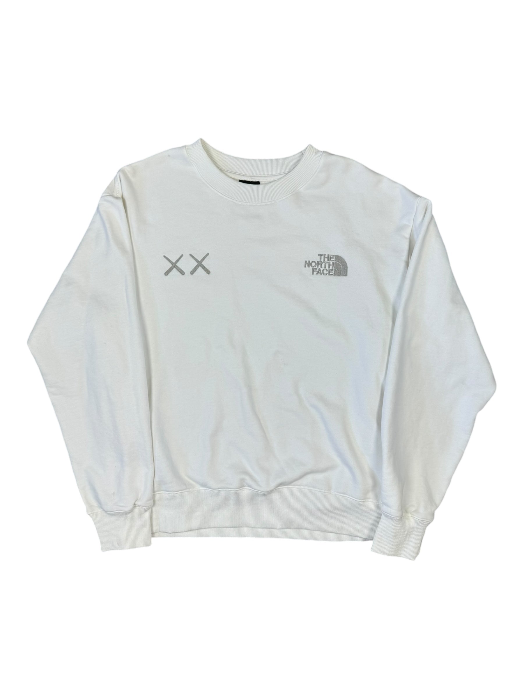 Kaws x The North Face Moonlight Ivory Crewneck Sweater Size Medium
