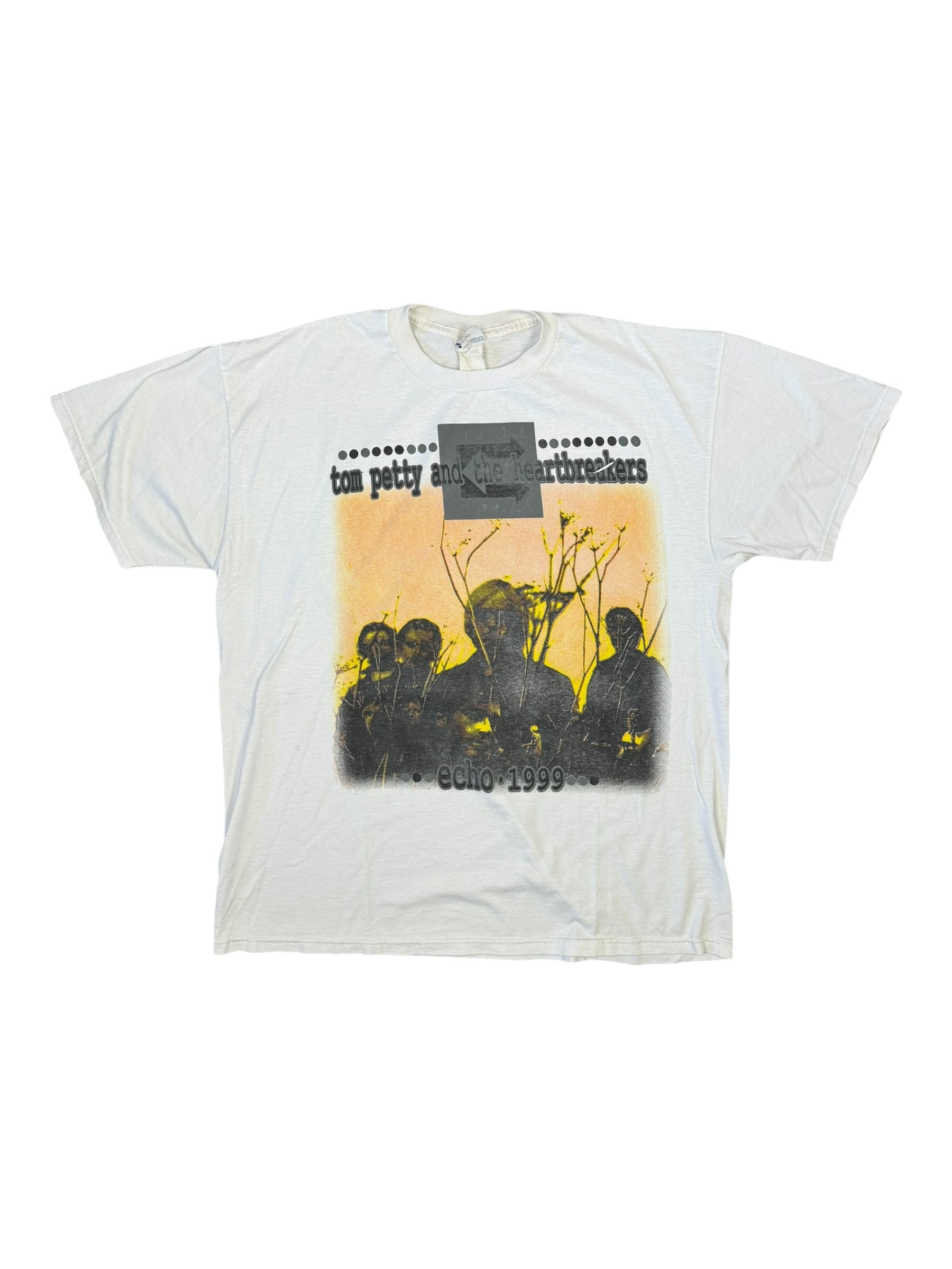 Tom Petty And The Heartbreakers Vintage Echo 1999 Album Cover Shirt Size XL