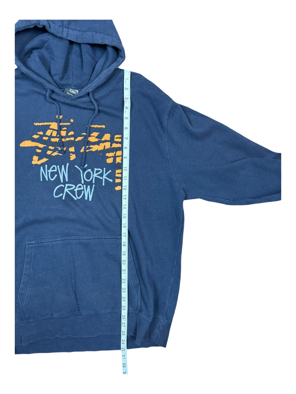 Stussy 00s Navy New York Crew Tiger Logo Size XL