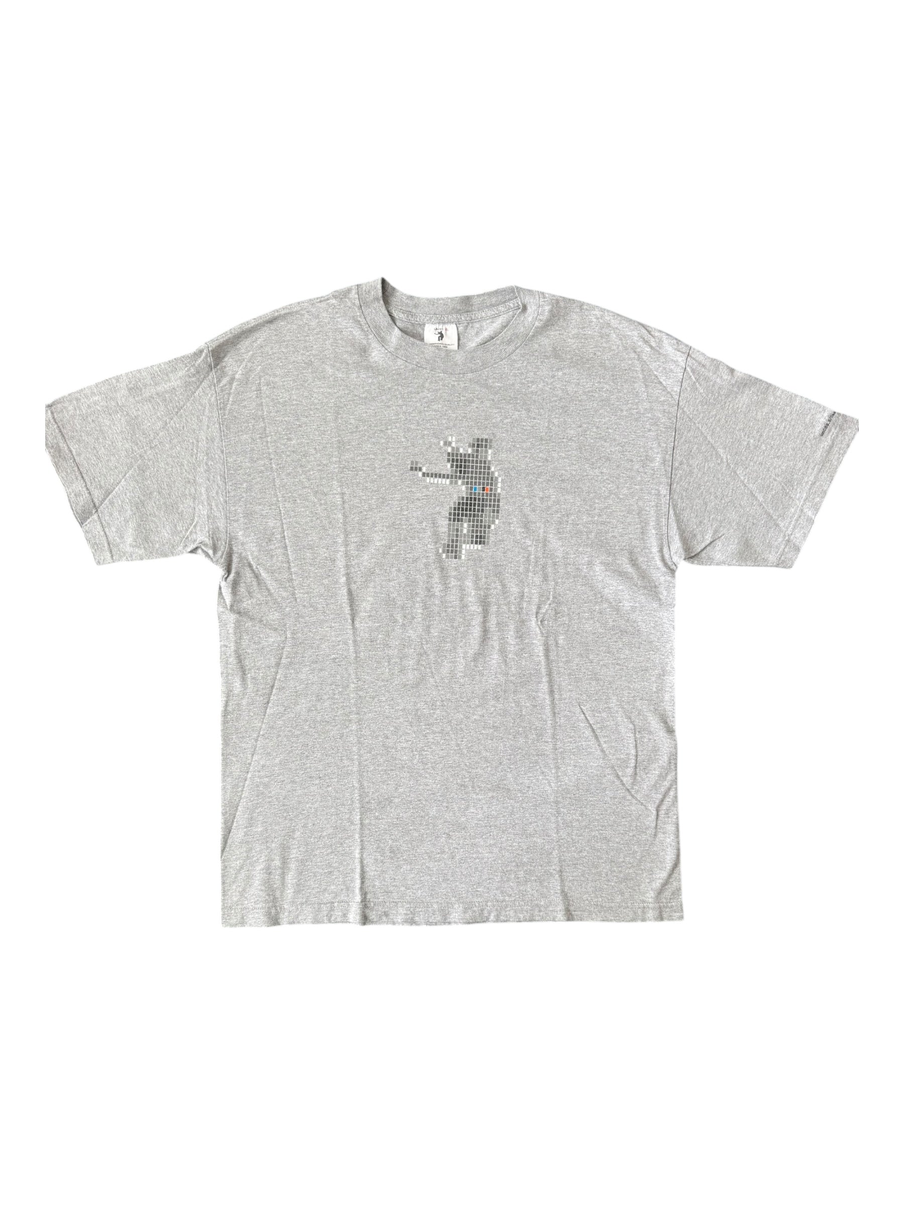 Union 90s Pixelated Frontman Grey T-Shirt Size XL