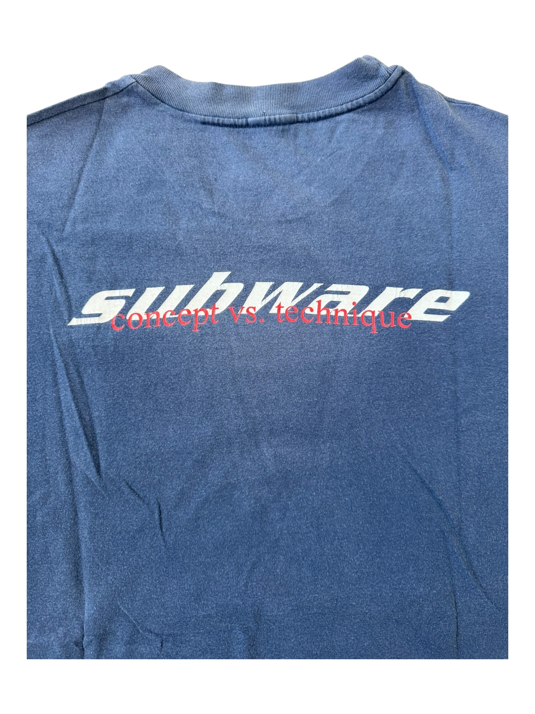 Futura 90s Navy Subware Concept vs Technique Size XL