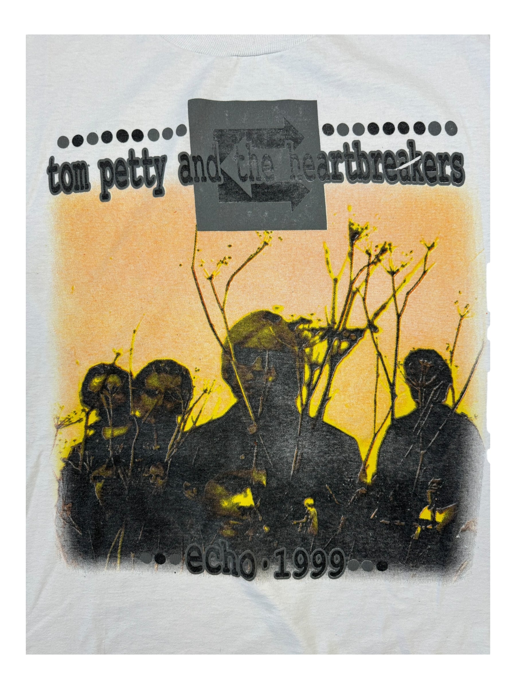 Tom Petty And The Heartbreakers Vintage Echo 1999 Album Cover Shirt Size XL