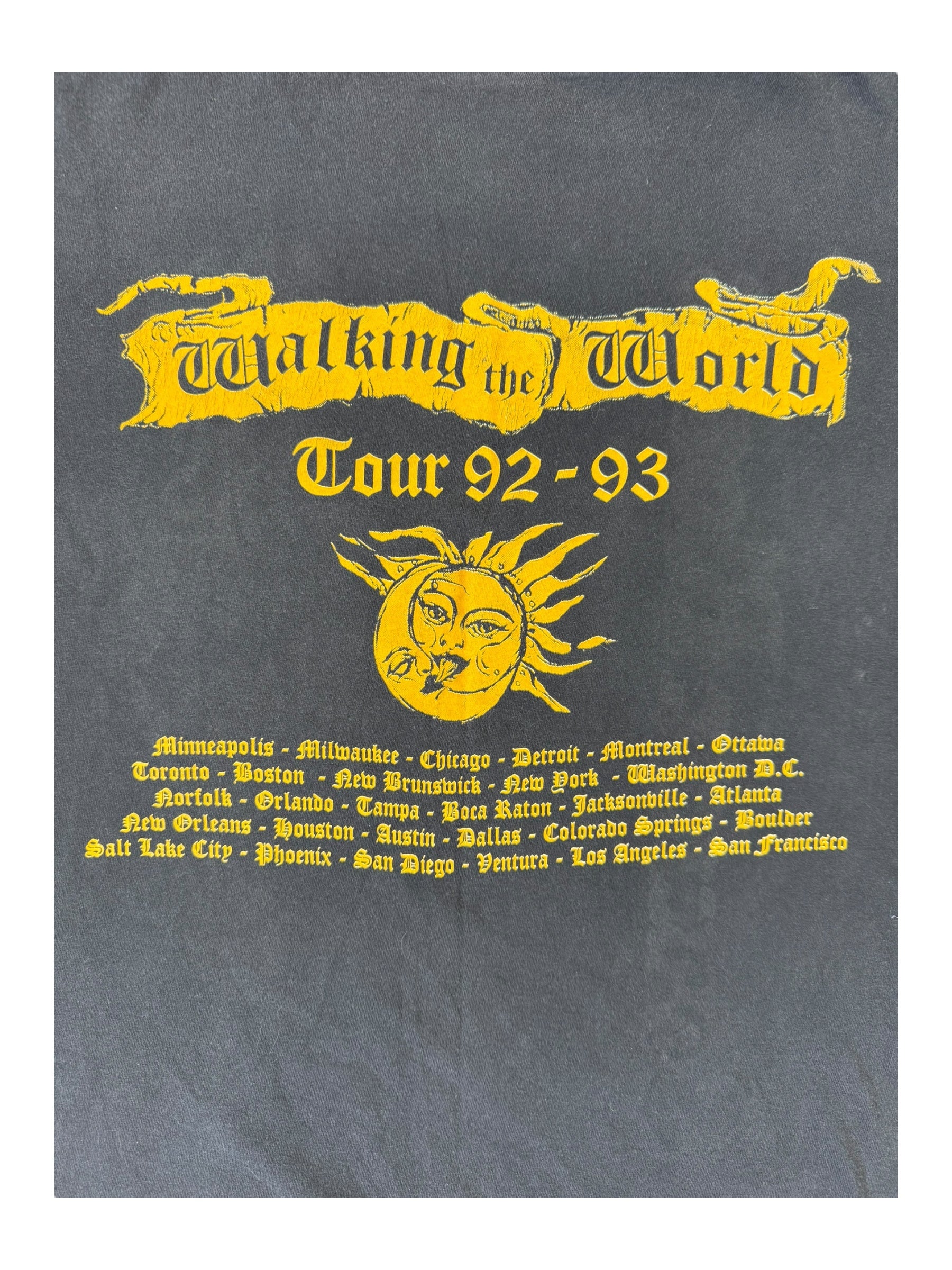 Concrete Blonde 1992 Walking The World Tour Size XL