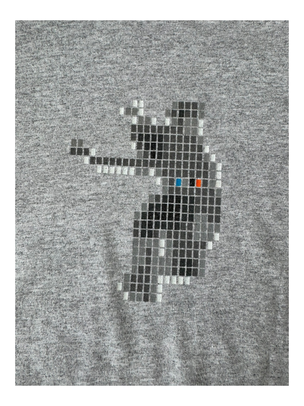 Union 90s Pixelated Frontman Grey T-Shirt Size XL