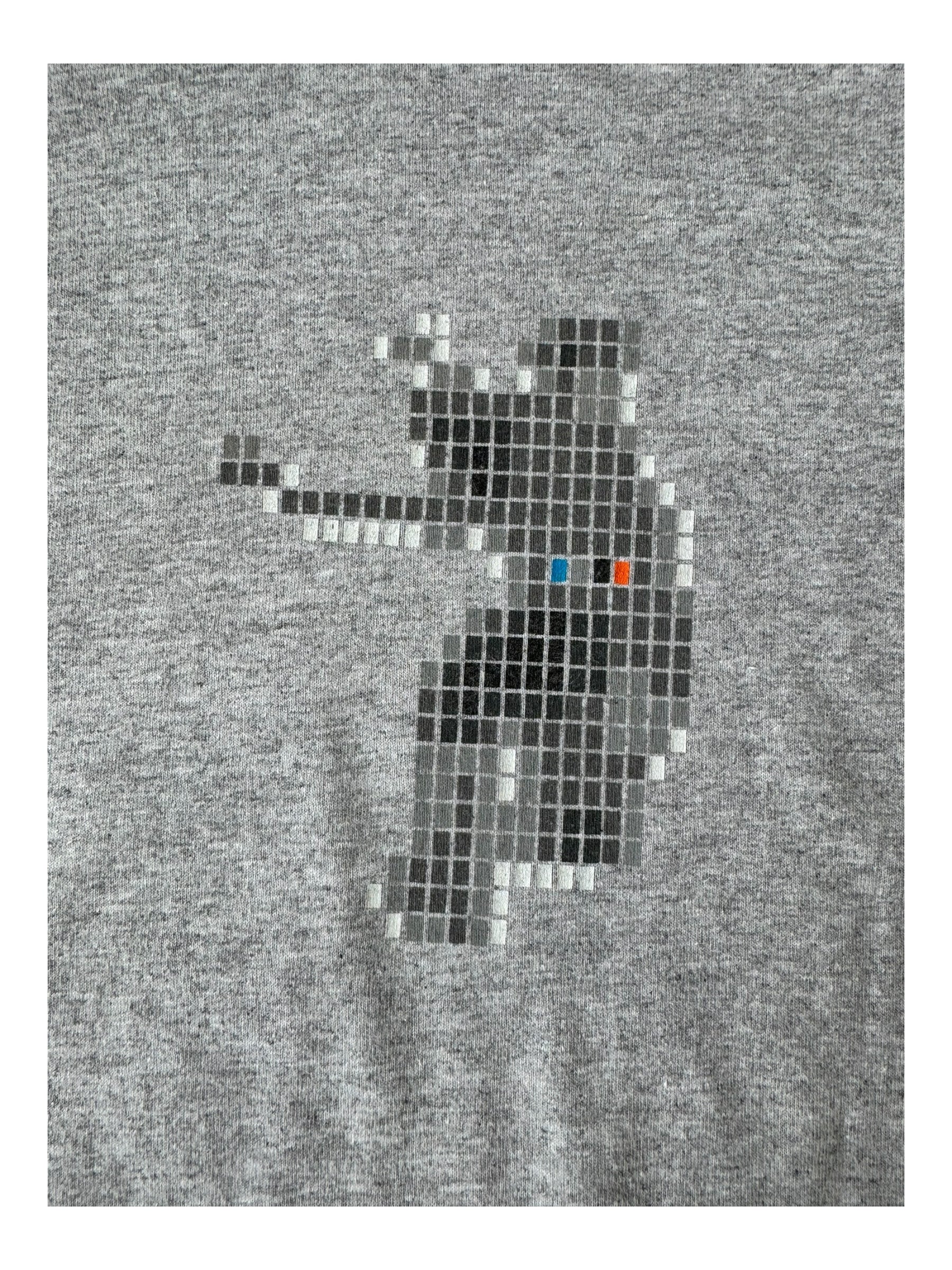 Union 90s Pixelated Frontman Grey T-Shirt Size XL