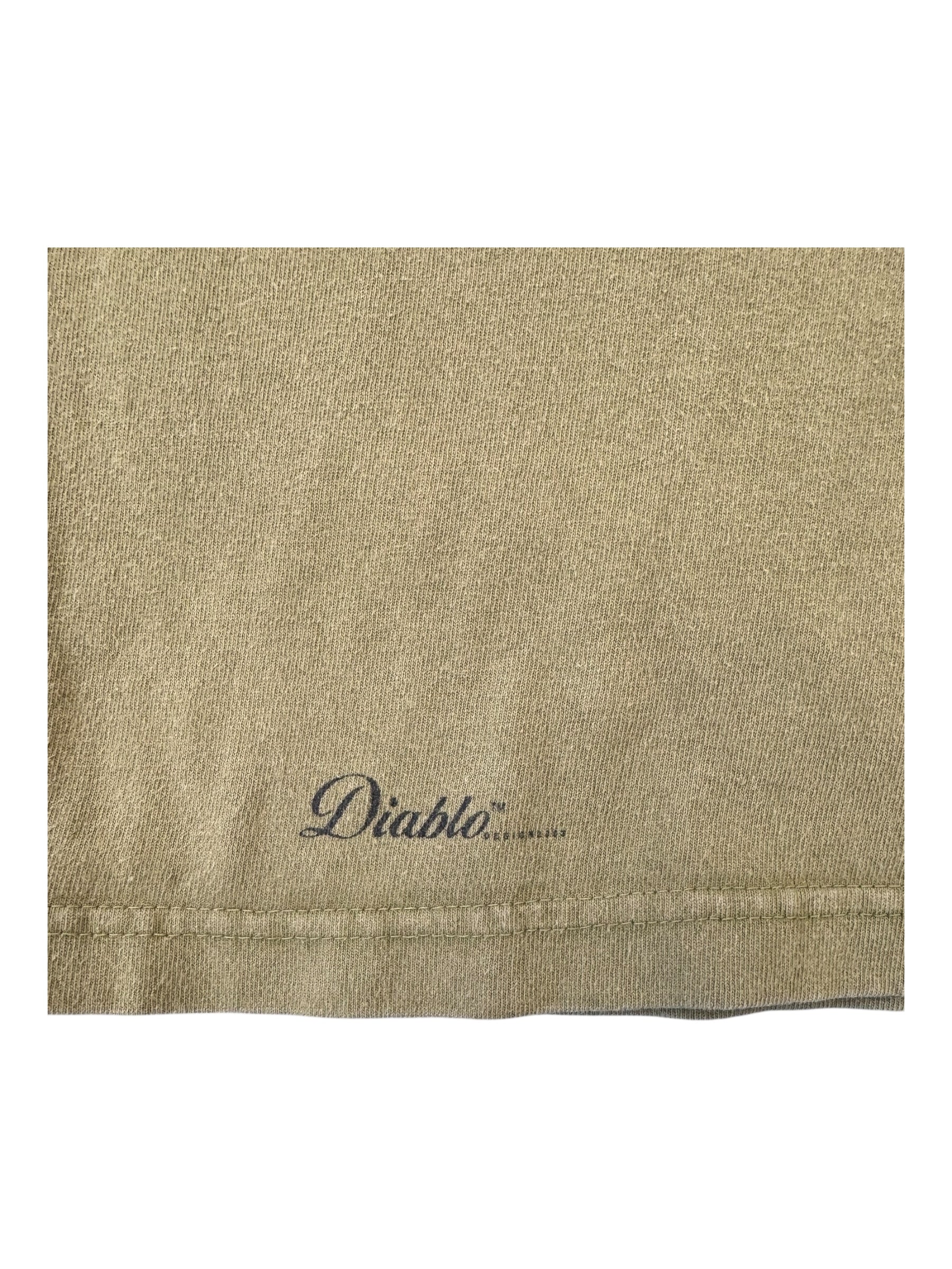 Neighborhood 90s Olive Green Diablo Dog T-shirt Size Large