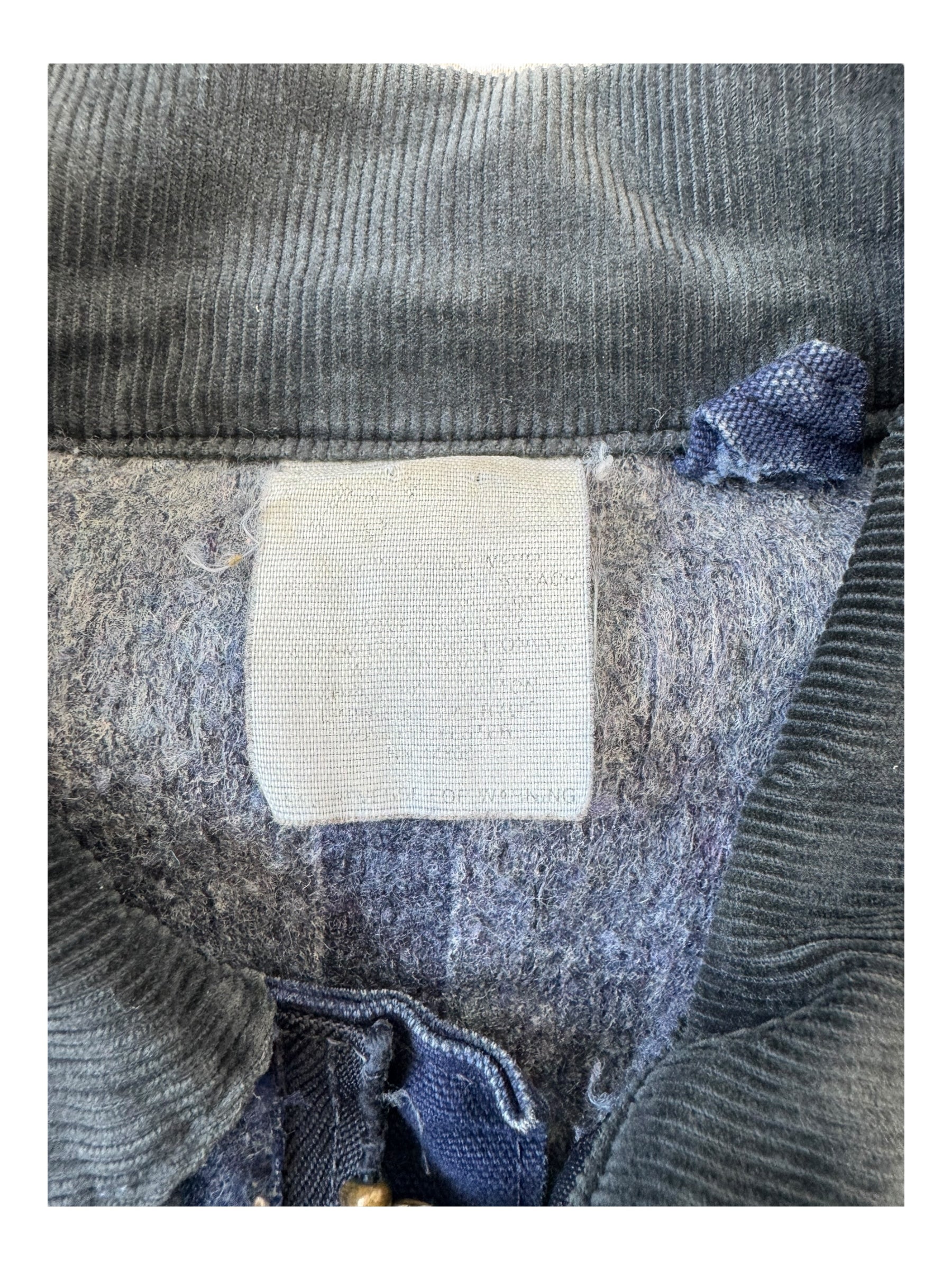 Stussy 90s Prince St. New York Employees Carhartt Chore Jacket Plaid Lined Size XL