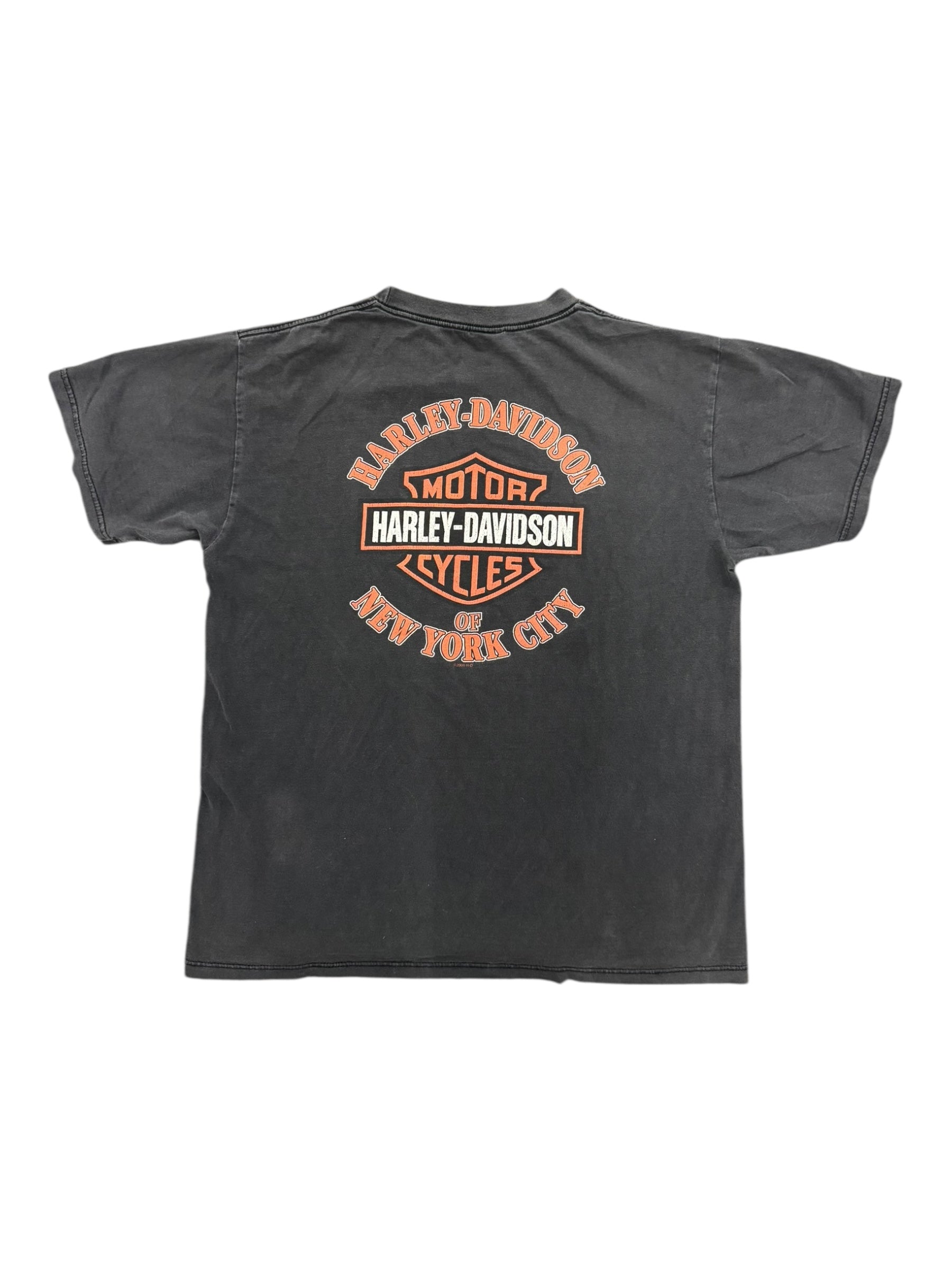 Harley Davidson 2001 Black New York City T-Shirt Size XL