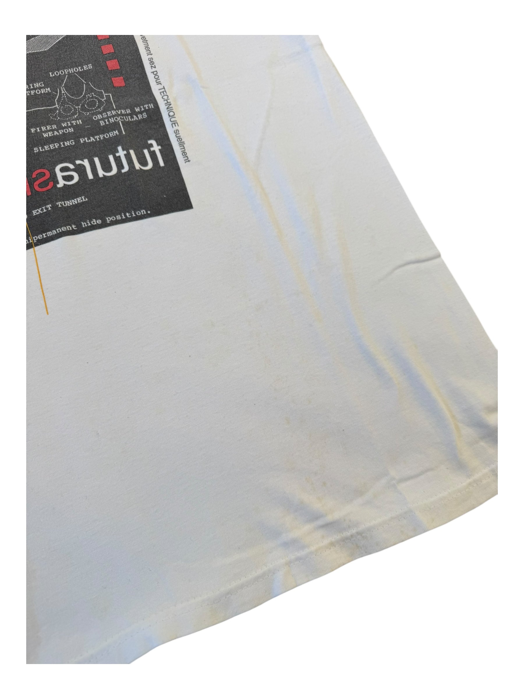 Bape 90s Futura Technic Graphic Hanes Beefy Size Large