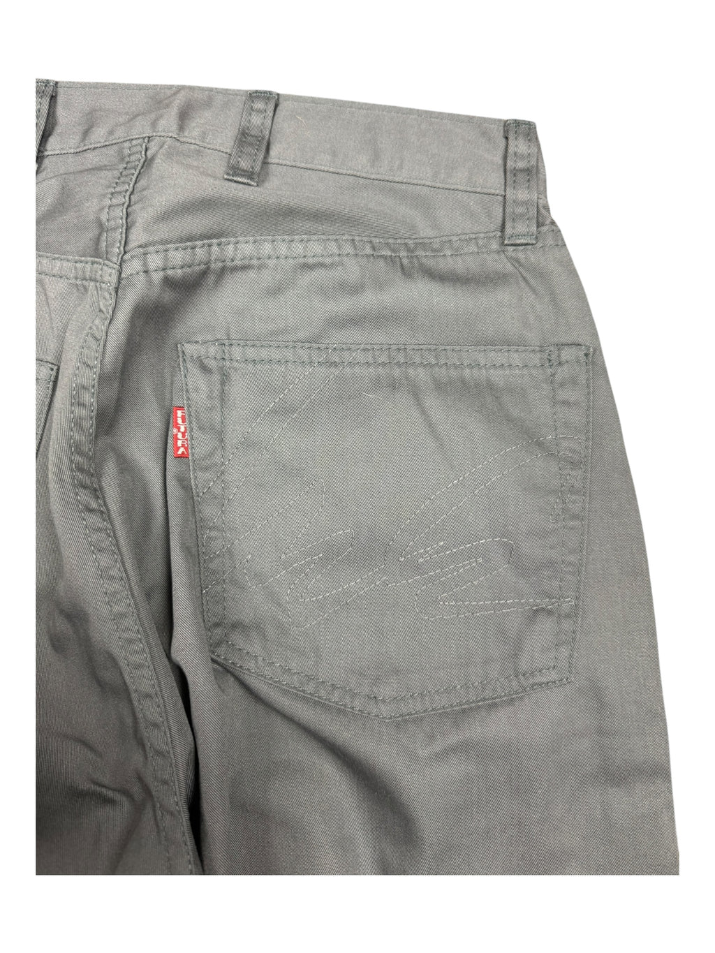 Futura 00s Grey Pointman Chino Pants Size 28 Deadstock w/ Tags