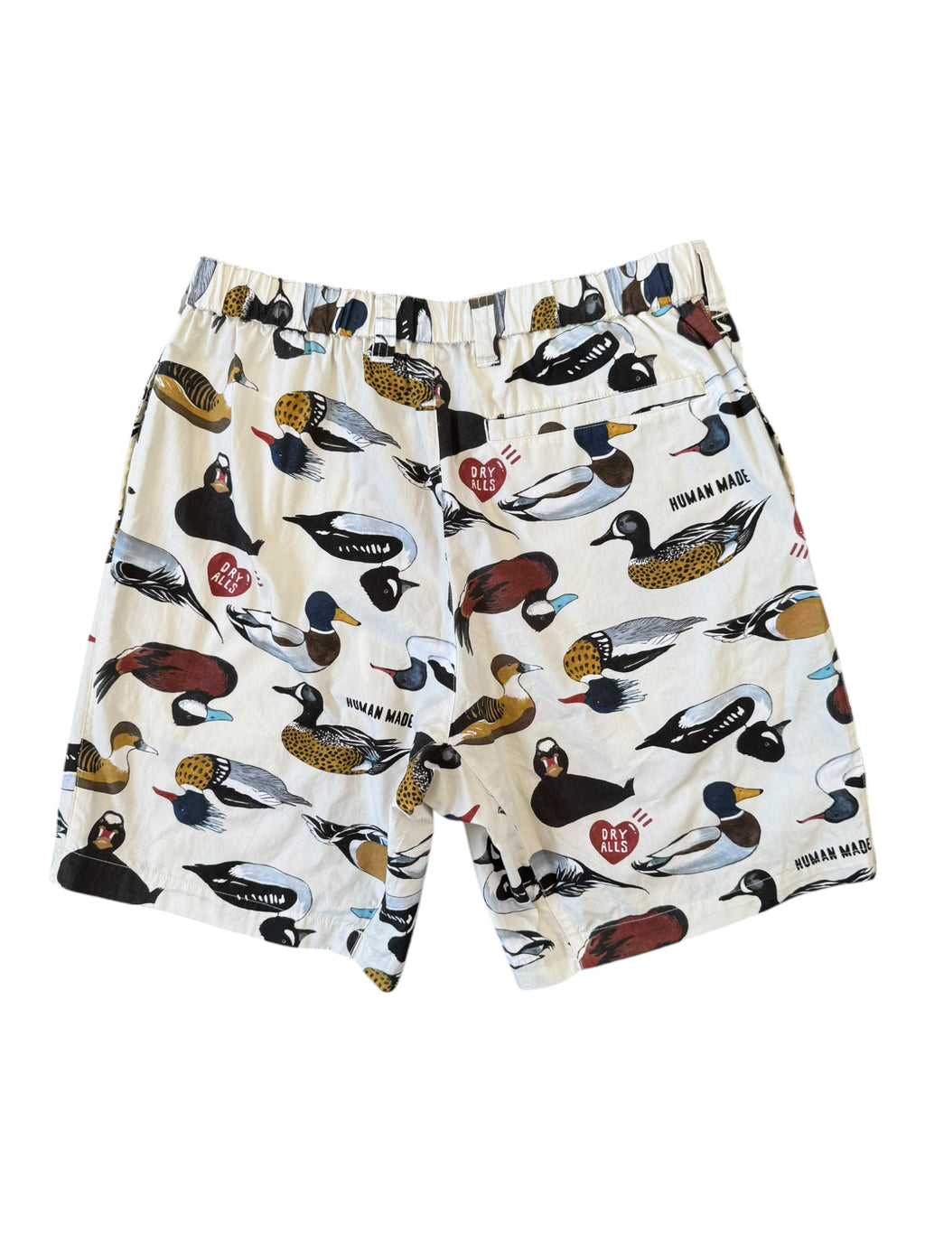 Human Made Duck All Over Print Shorts Size Medium