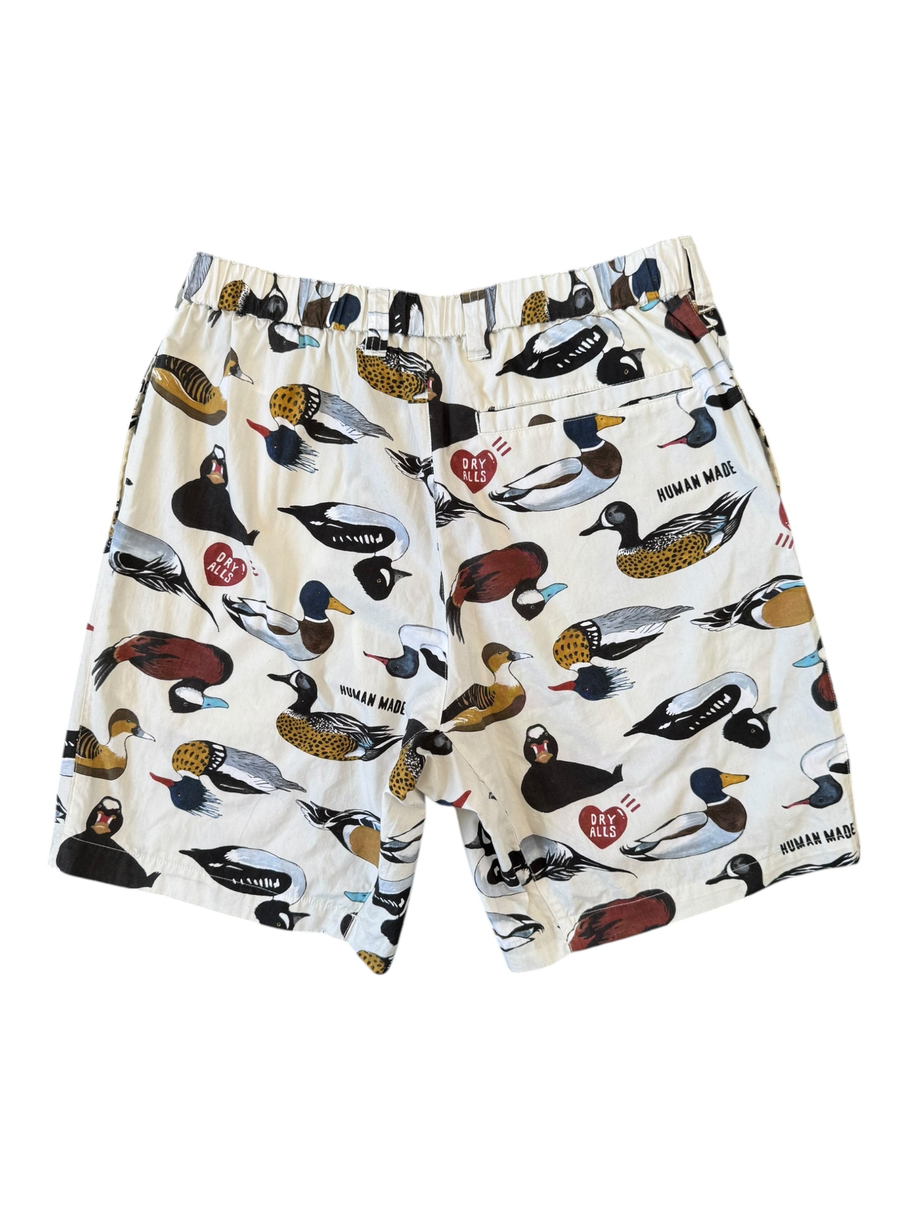 Human Made Duck All Over Print Shorts Size Medium