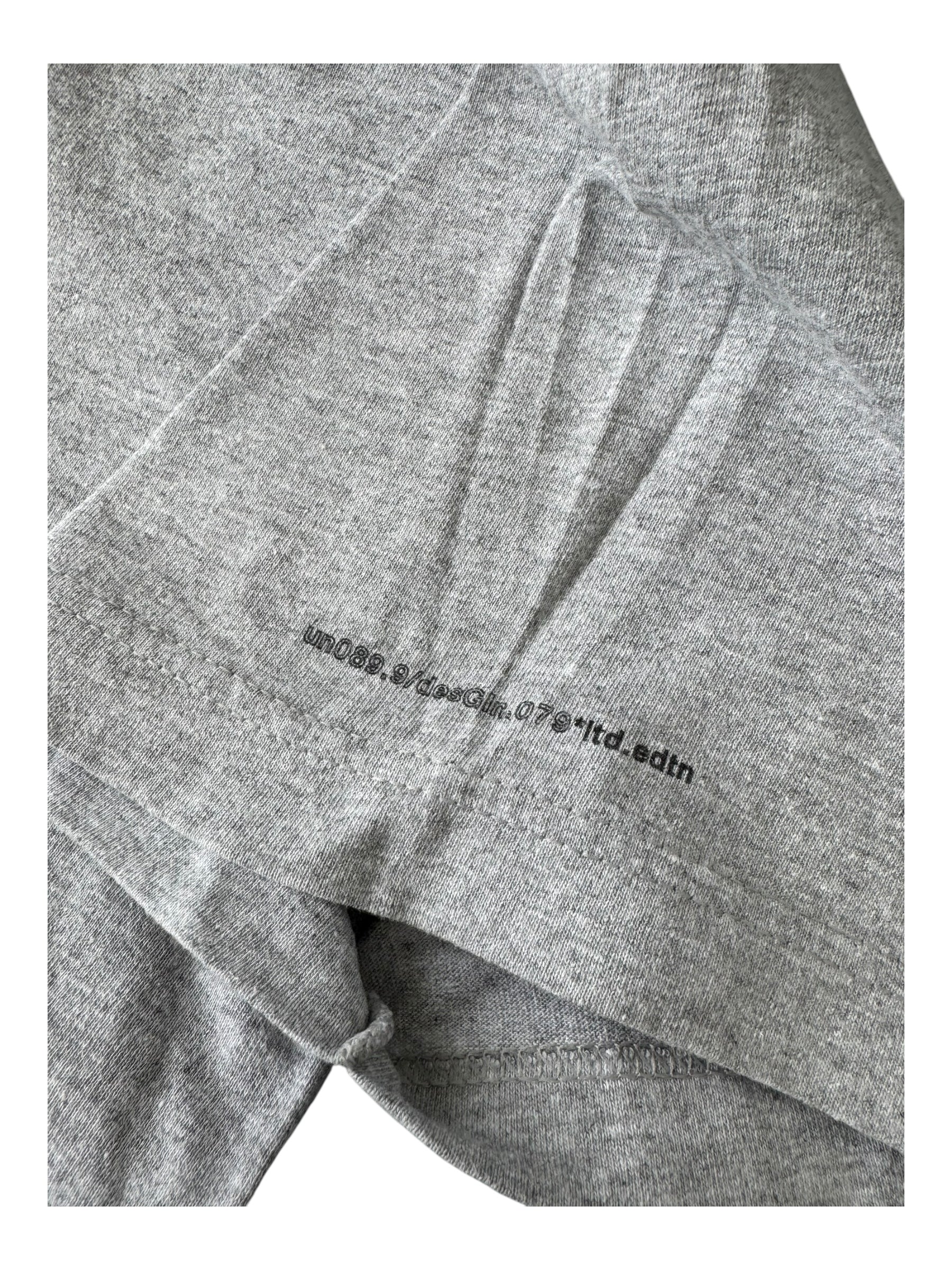 Union 90s Pixelated Frontman Grey T-Shirt Size XL