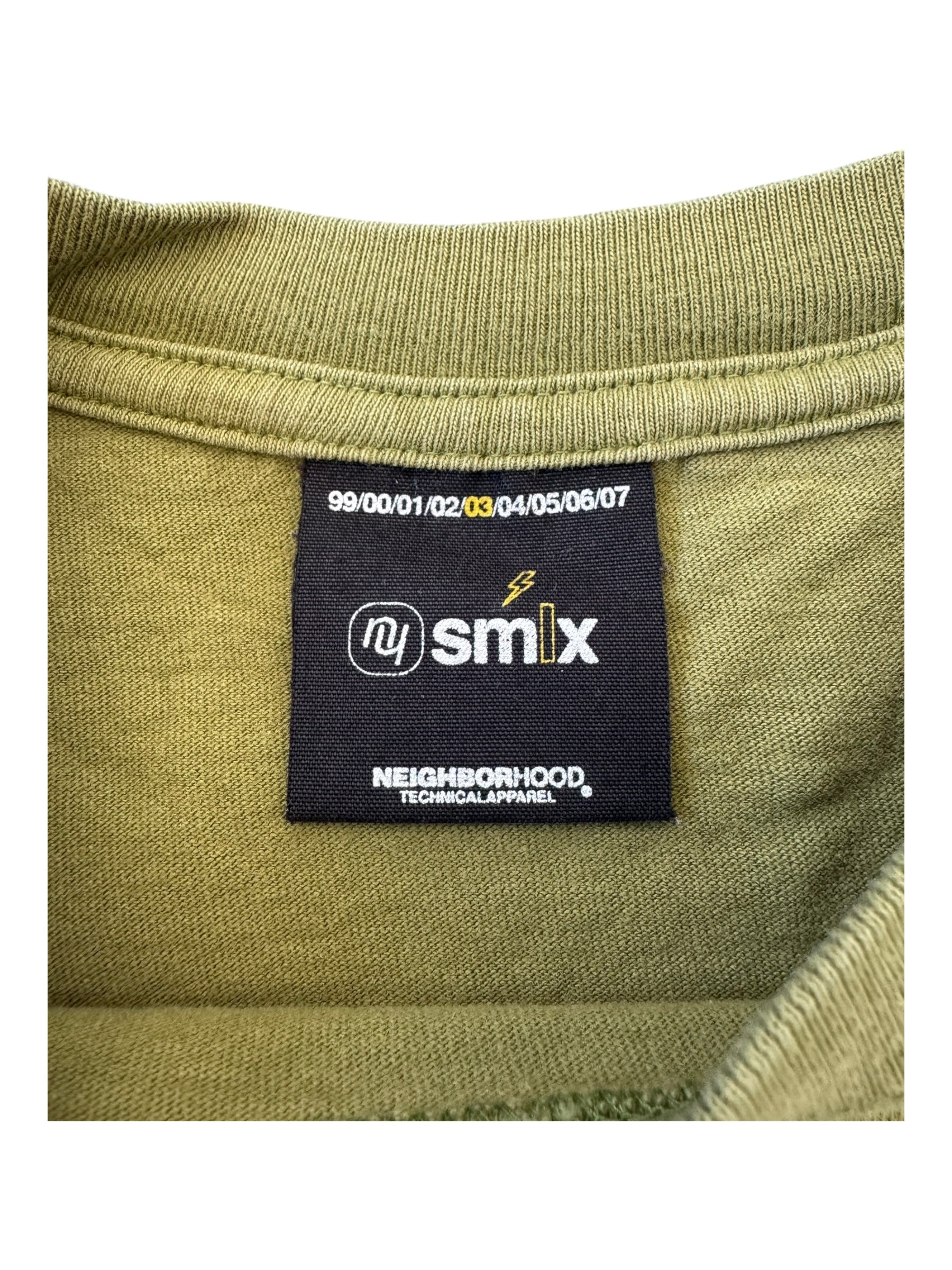 Neighborhood 90s Olive Green Diablo Dog T-shirt Size Large