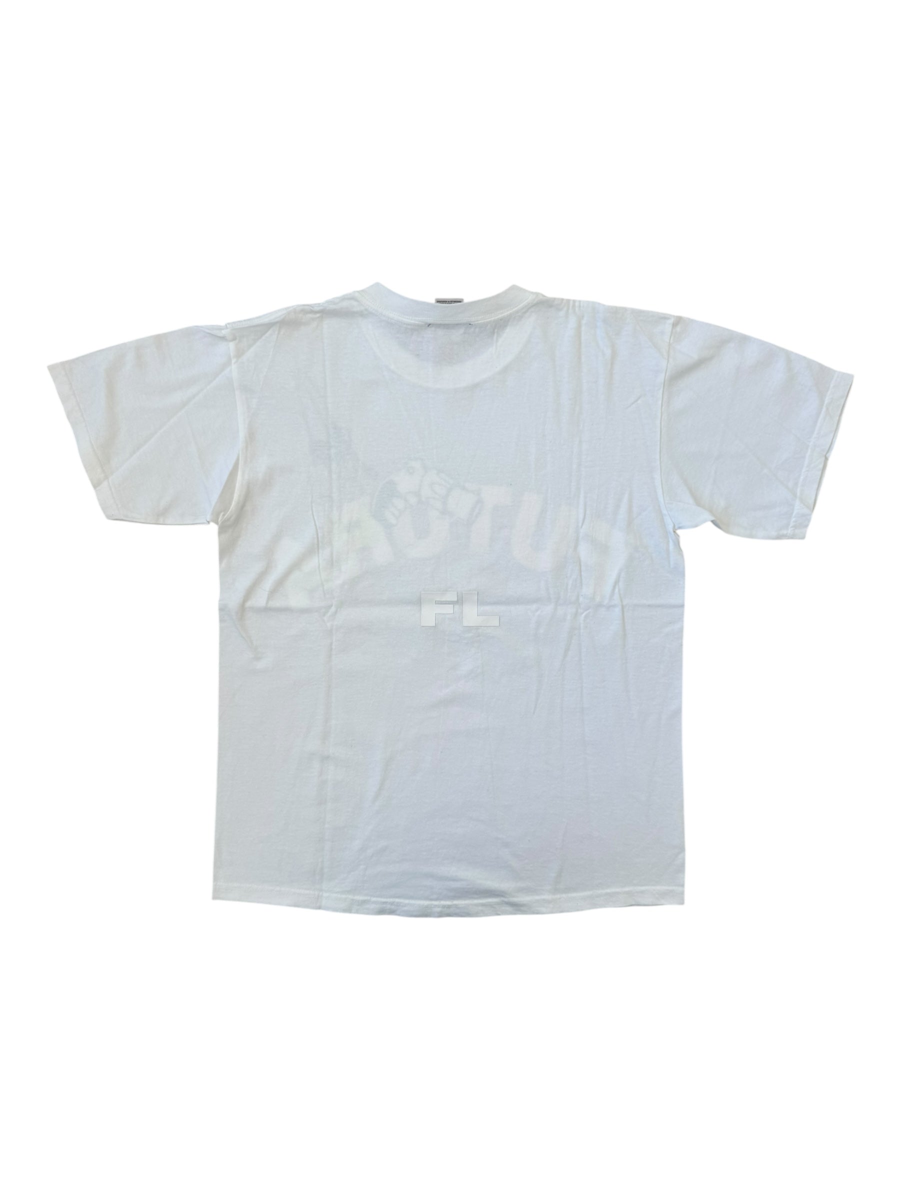 Futura 90s White Splatter Gun T-shirt Size Medium