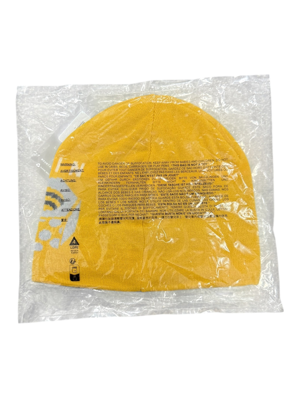 Stussy x Mountain Harwear Gear Yellow Beanie