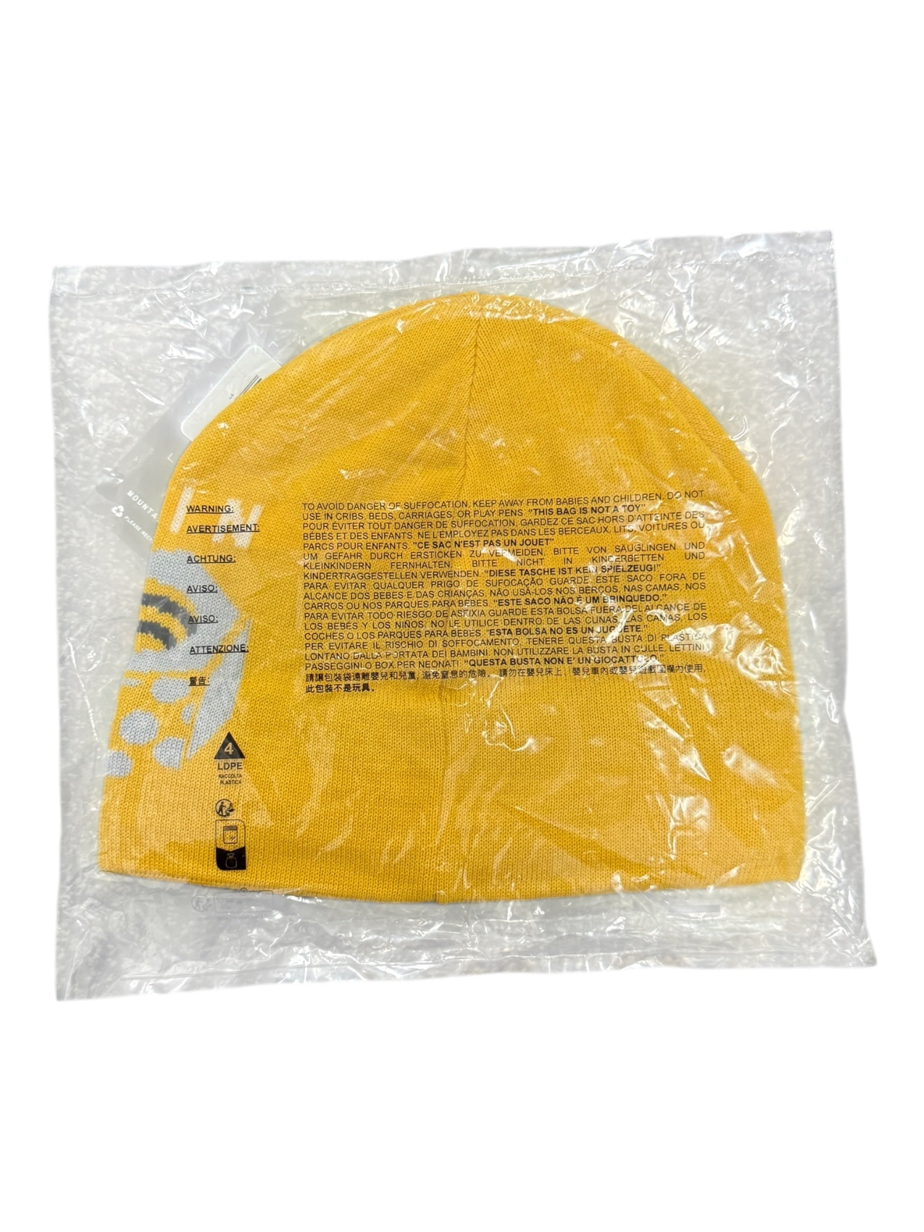 Stussy x Mountain Harwear Gear Yellow Beanie
