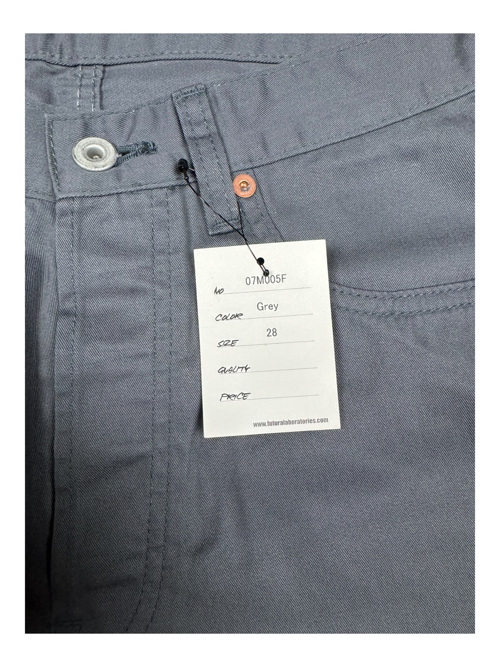 Futura 00s Grey Pointman Chino Pants Size 28 Deadstock w/ Tags
