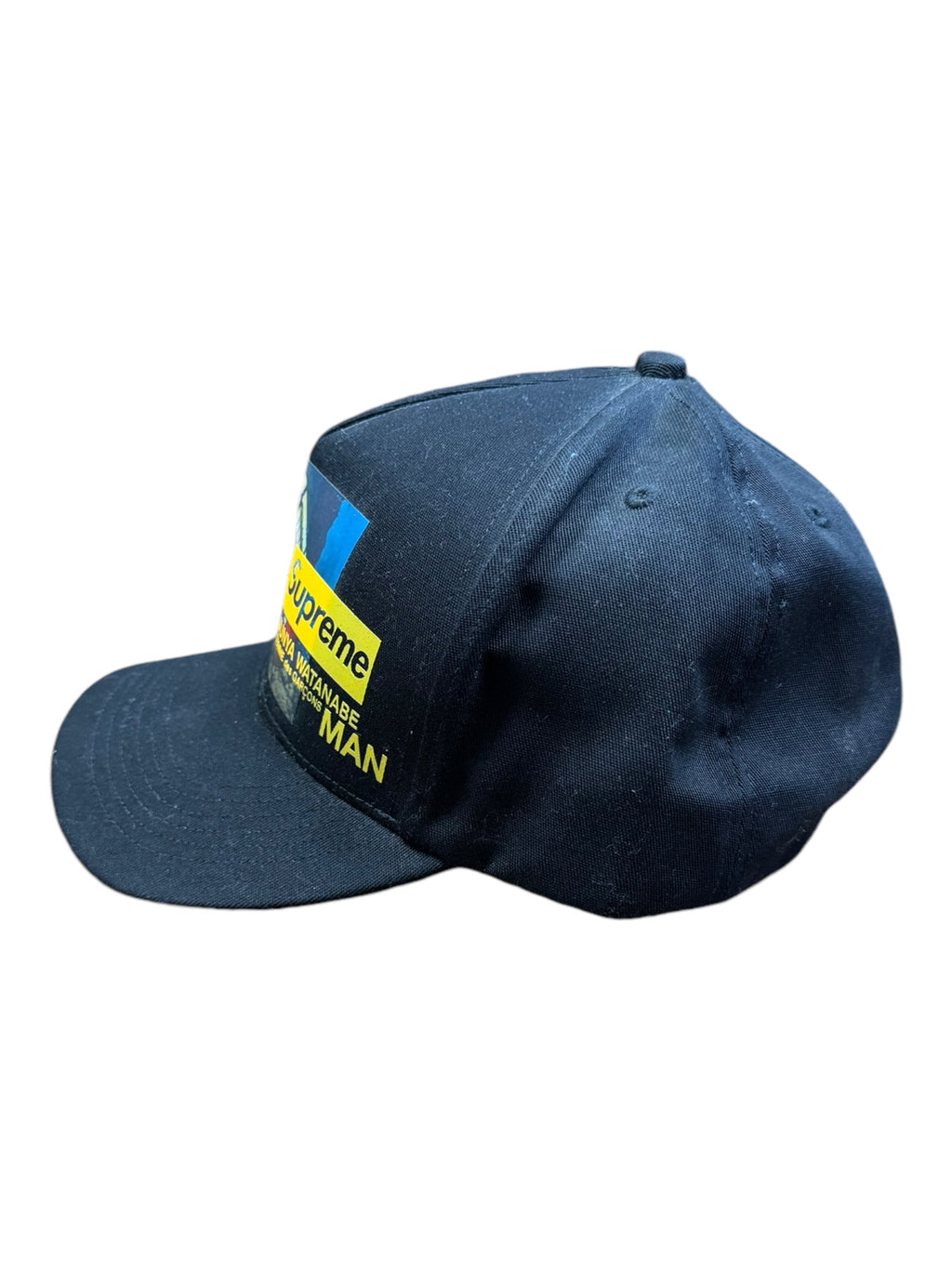 Supreme FW21 Junya Watanabe Comme Des Garcons Man Nature 5 Panel Black Snapback