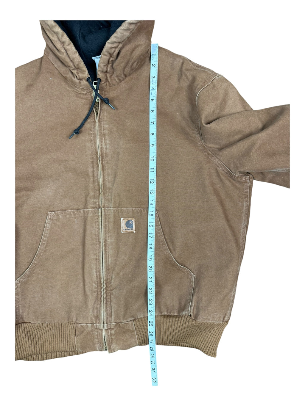 Carhartt 90s Tan Hooded Jacket Size Large