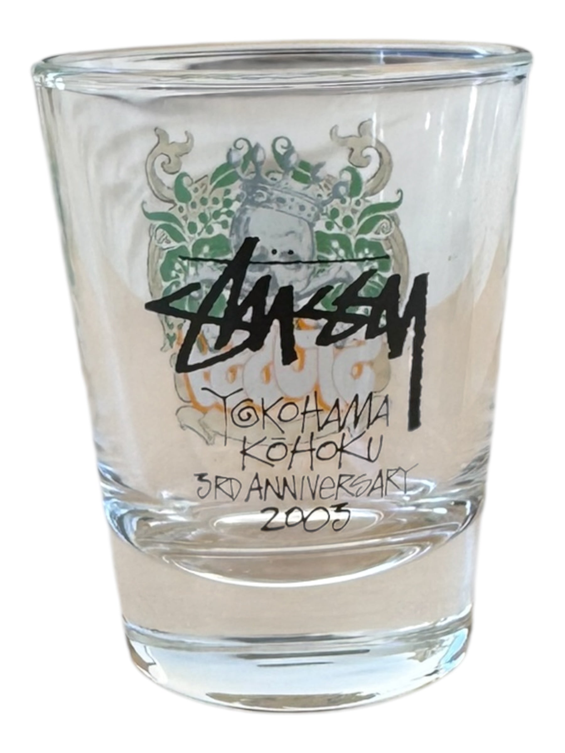 Stussy 2003 Yokohama Kohuko 3rd Anniversary Shot Glass w/ Box
