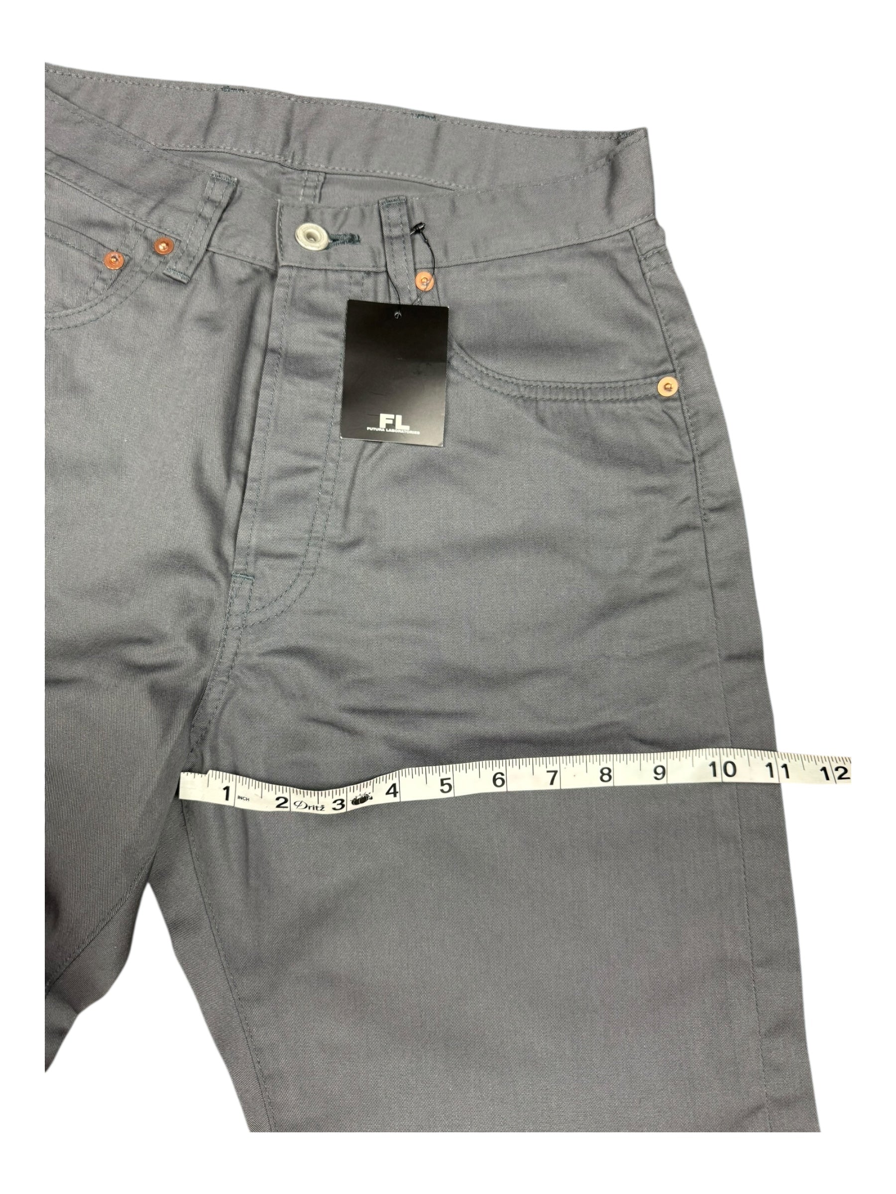 Futura 00s Grey Pointman Chino Pants Size 28 Deadstock w/ Tags