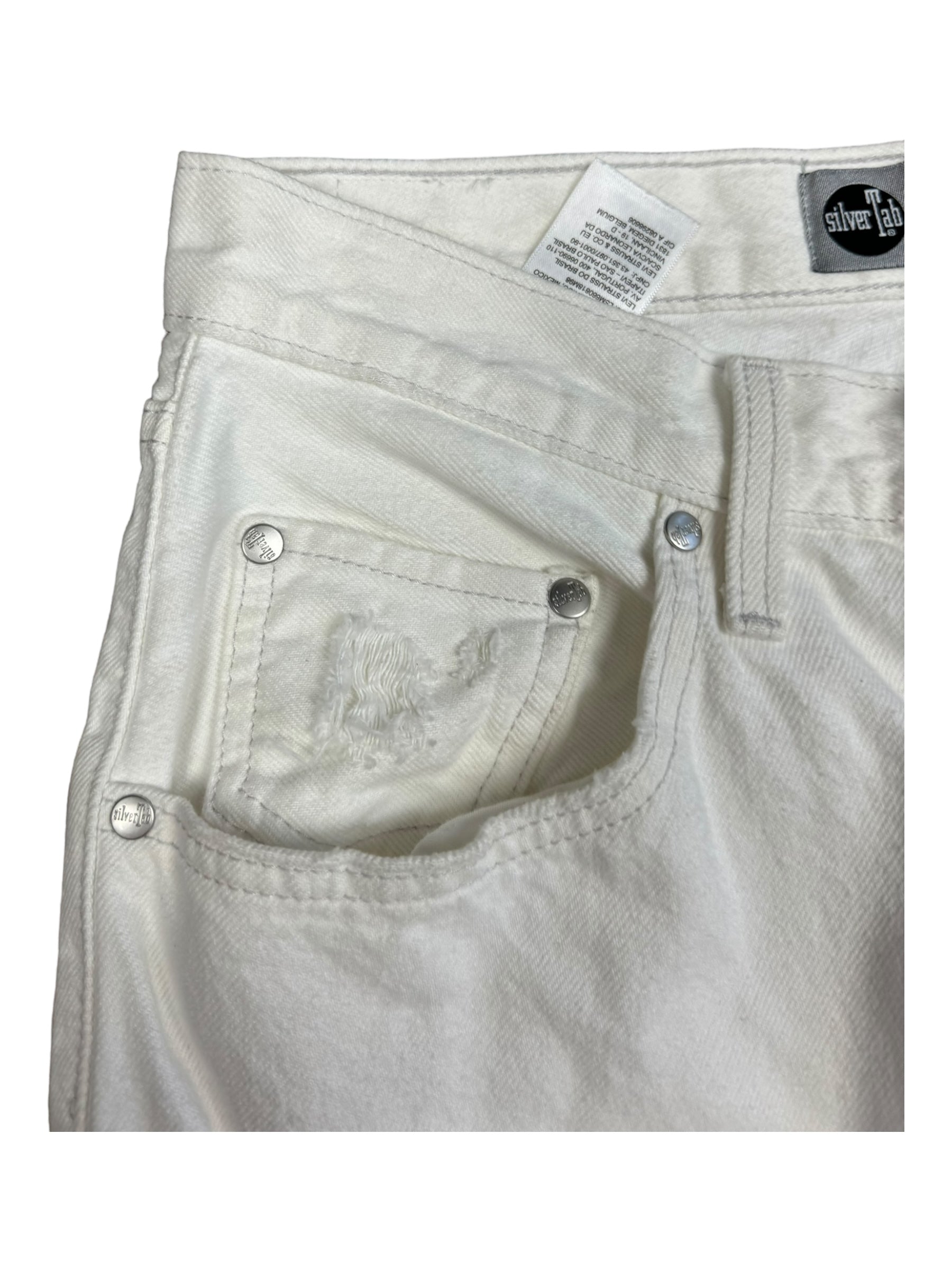 Levis Silvertab 94 Baggy White Size 28