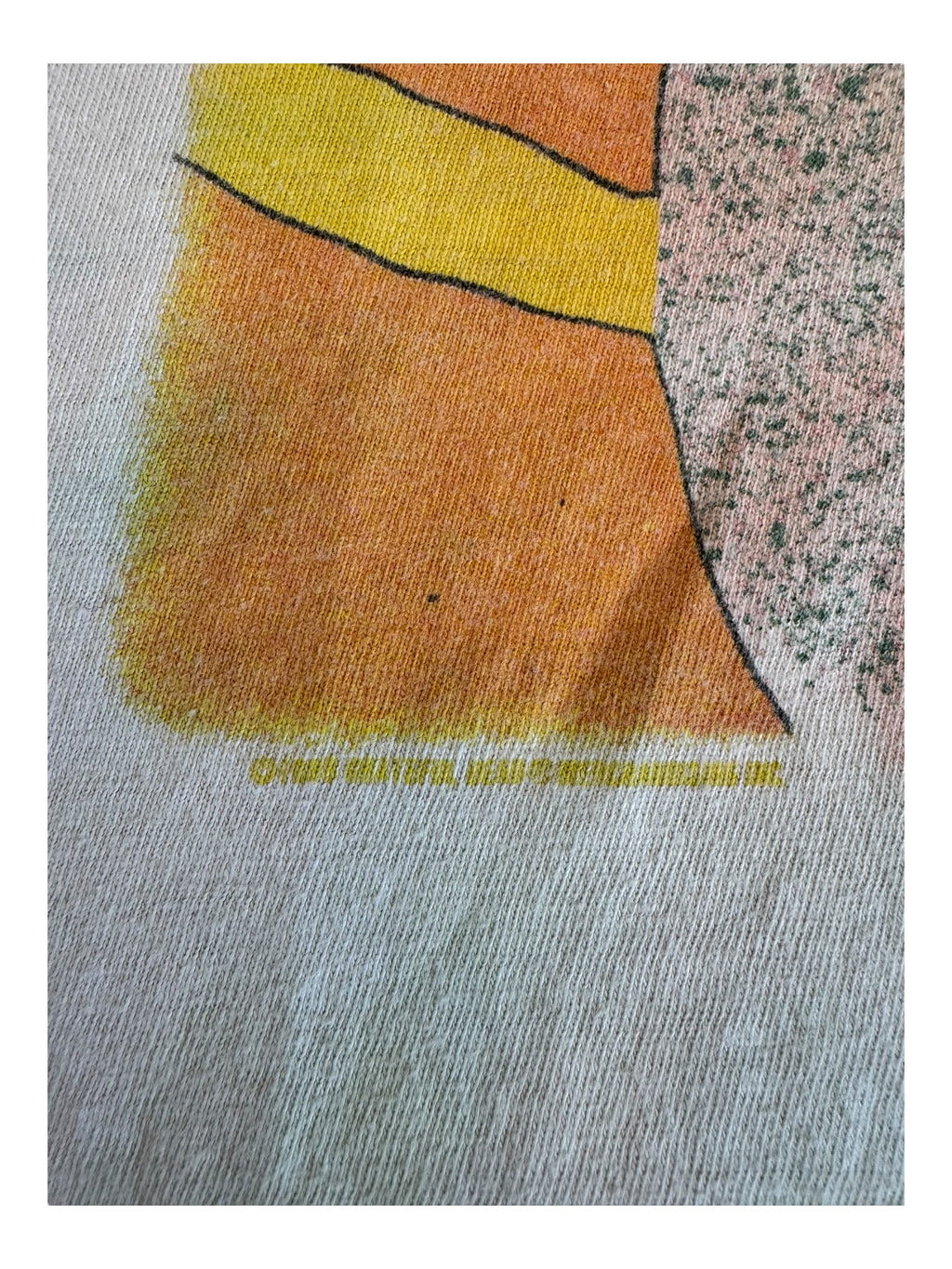 Grateful Dead Shirt Vintage Cycle Sam Tie Dye Hanes Beefy Sz XL