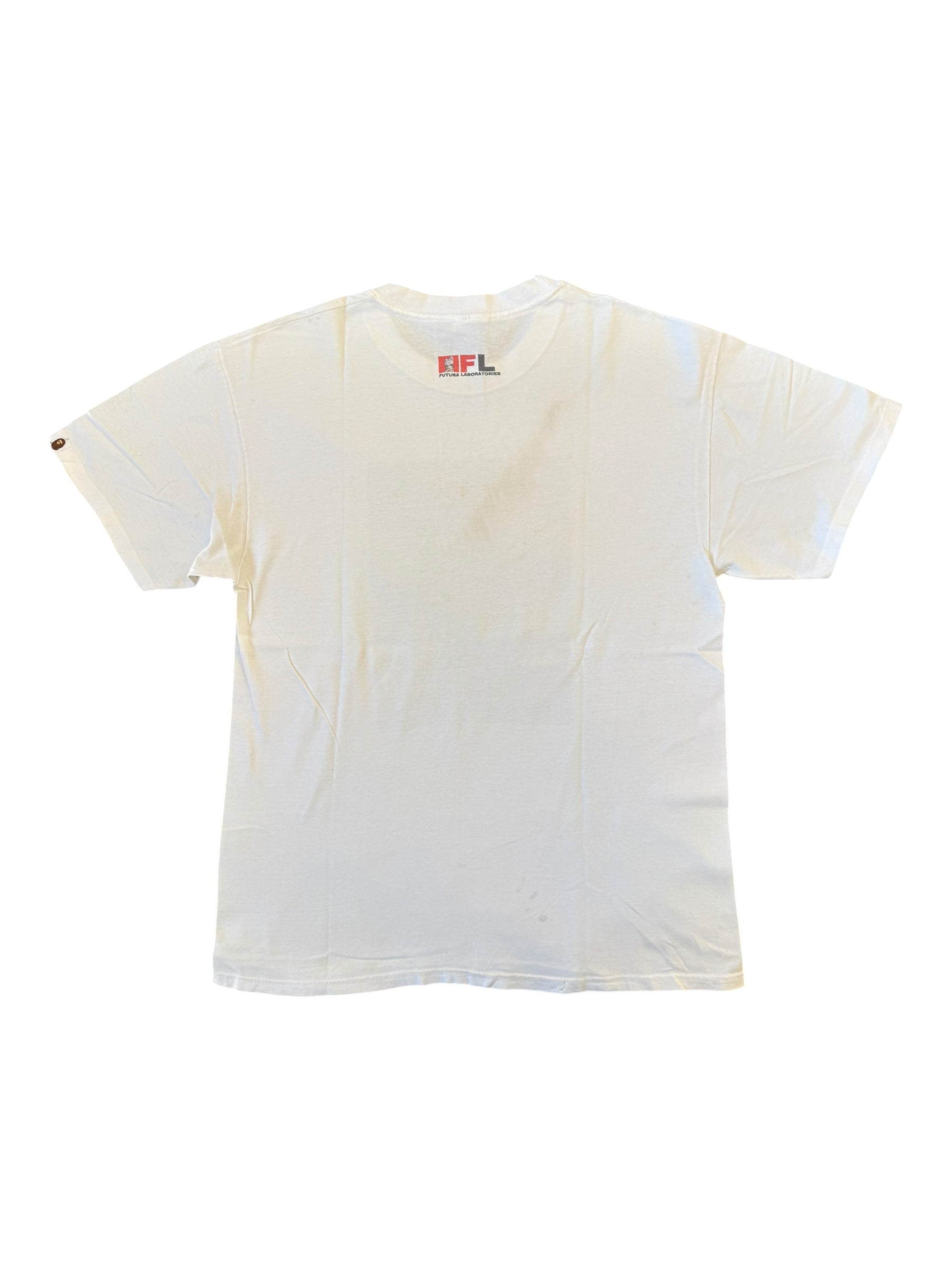 Bape 90s Futura Technic Graphic Hanes Beefy Size Large