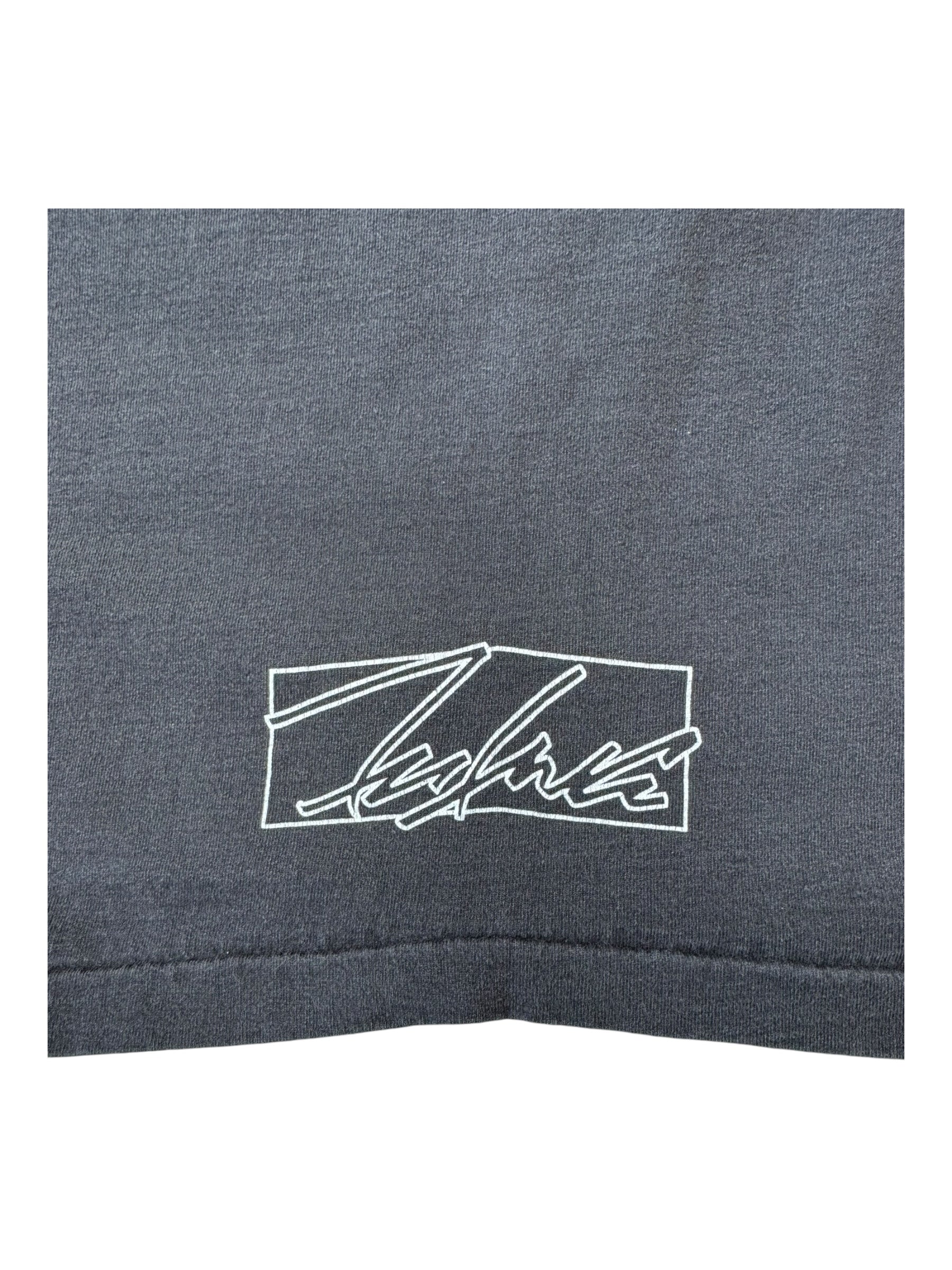 Futura 90s Not From Concentrate Step Off 2000 Feet Black T-shirt Size XL