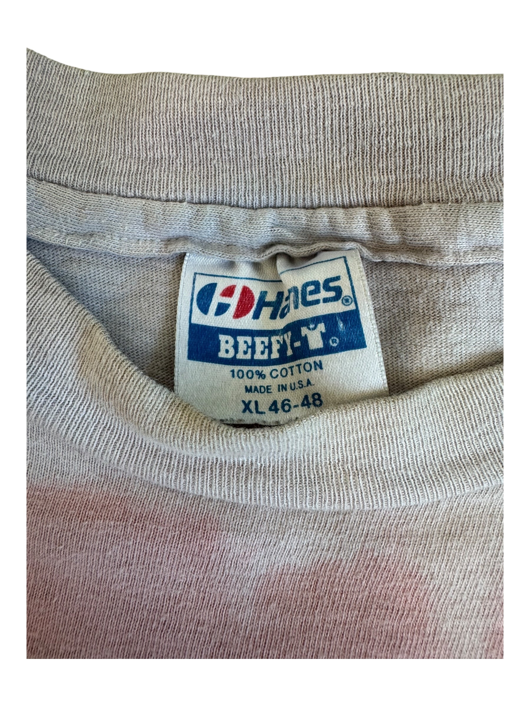 Grateful Dead Shirt Vintage Cycle Sam Tie Dye Hanes Beefy Sz XL