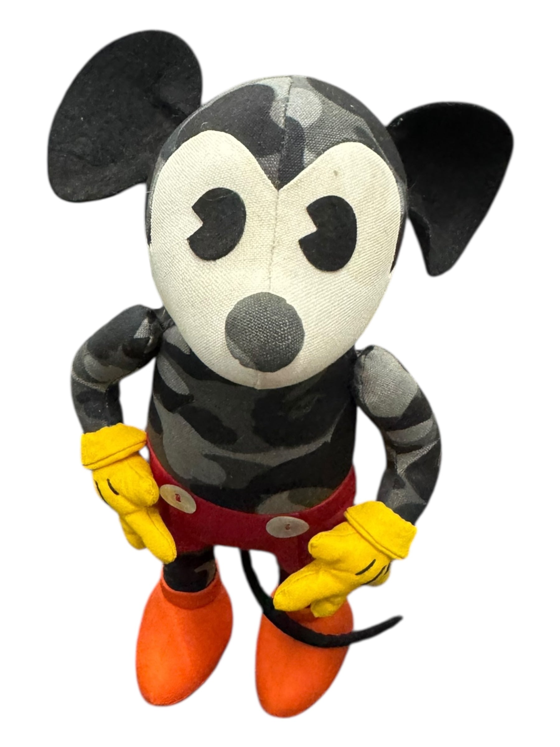 A Bathing Ape 2008 Disney Mickey Mouse Camo Plush Doll