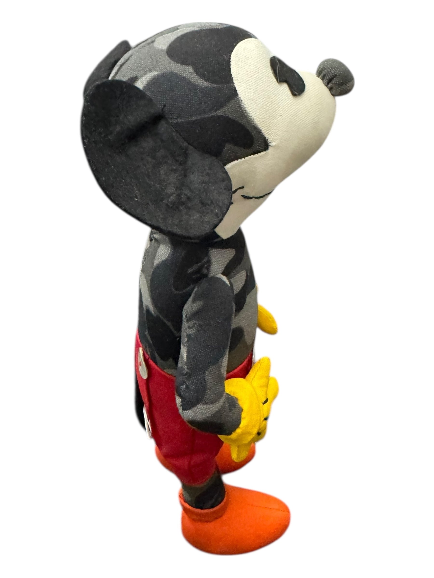 A Bathing Ape 2008 Disney Mickey Mouse Camo Plush Doll