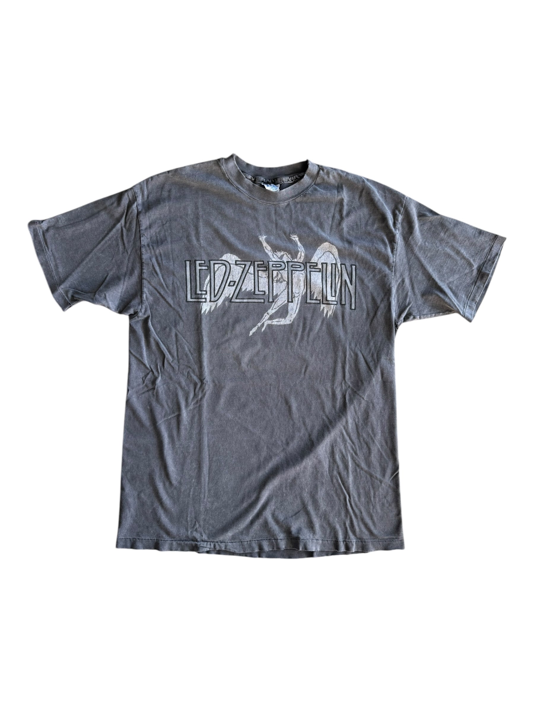 Led Zeppelin 90s Grey Hanes Beefy Tag Size XL
