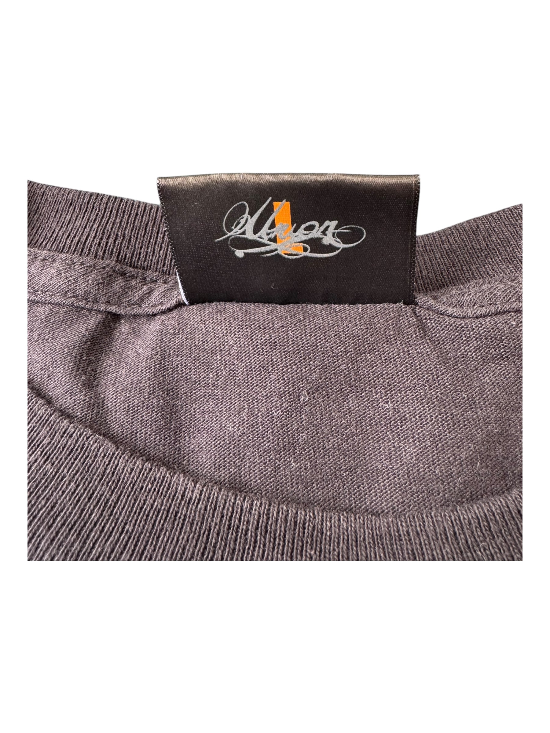 Union 00s Kaws Chum Head Frontman Black T-Shirt Size Large