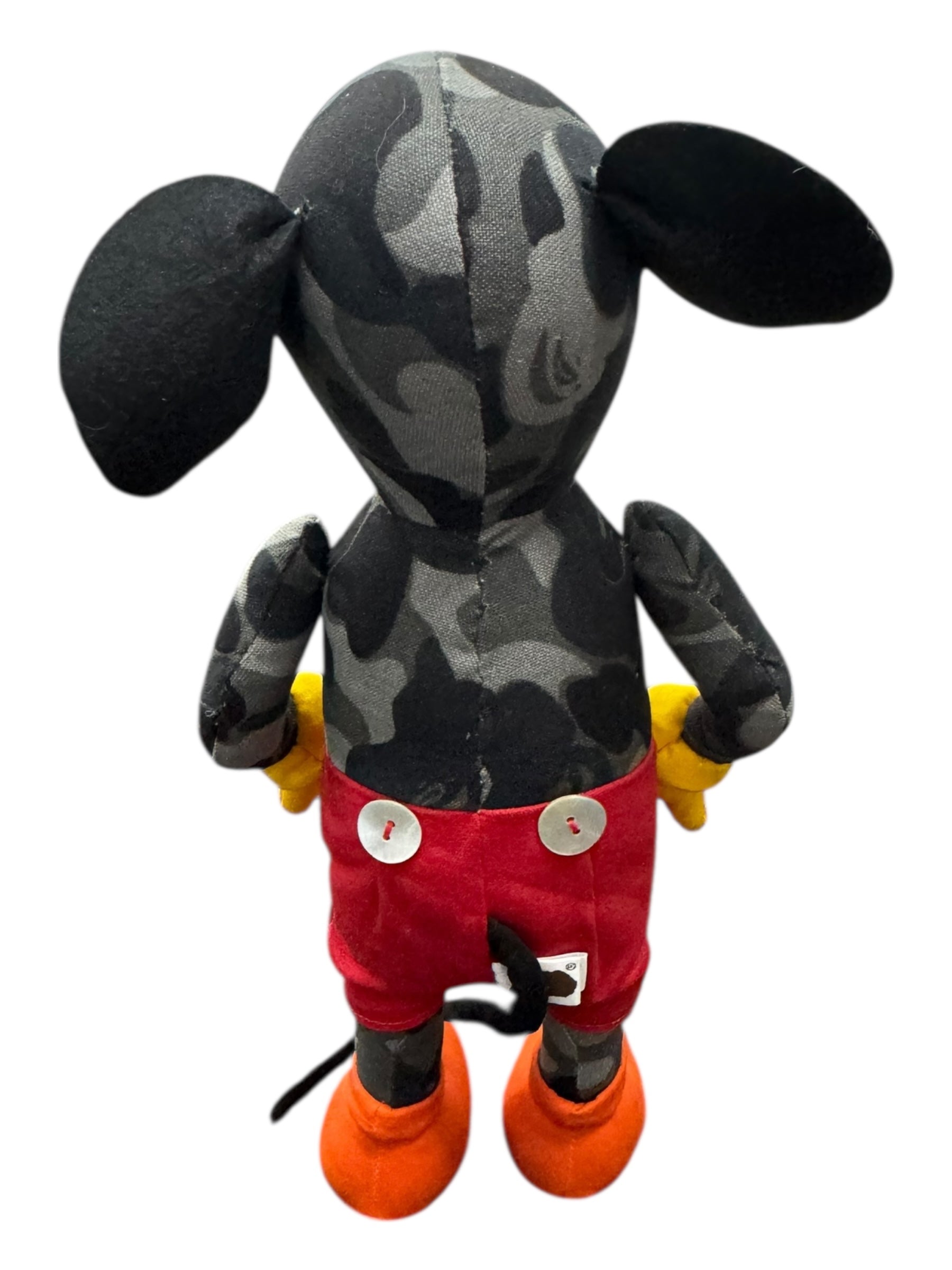 A Bathing Ape 2008 Disney Mickey Mouse Camo Plush Doll