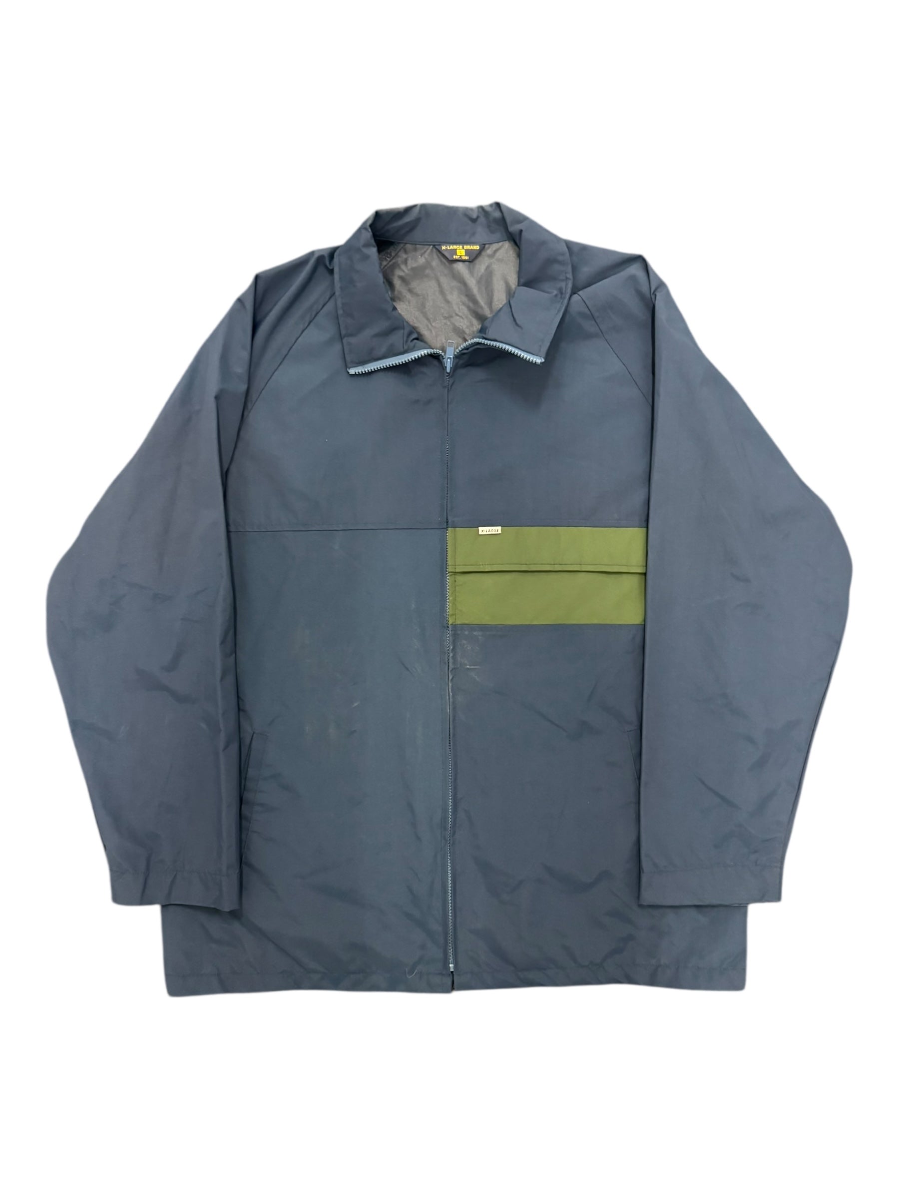 X-Large 90s Crew Coach Jacket Size Large Deadstock