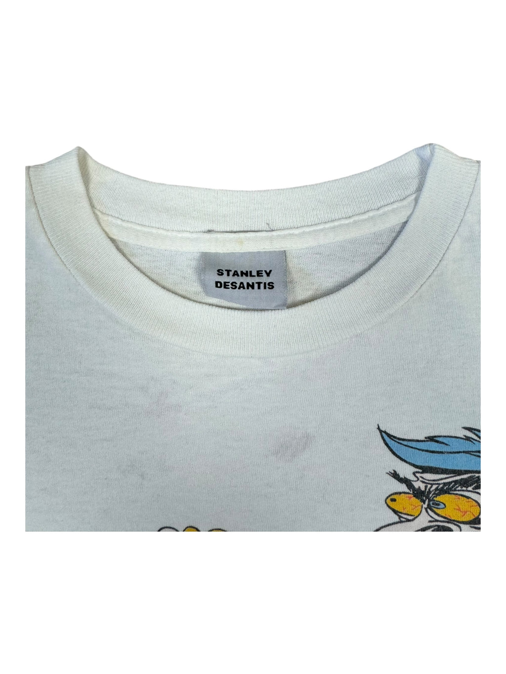 Stanley Desantis 90s MTV The Brothers Grunt White T-shirt Size XL