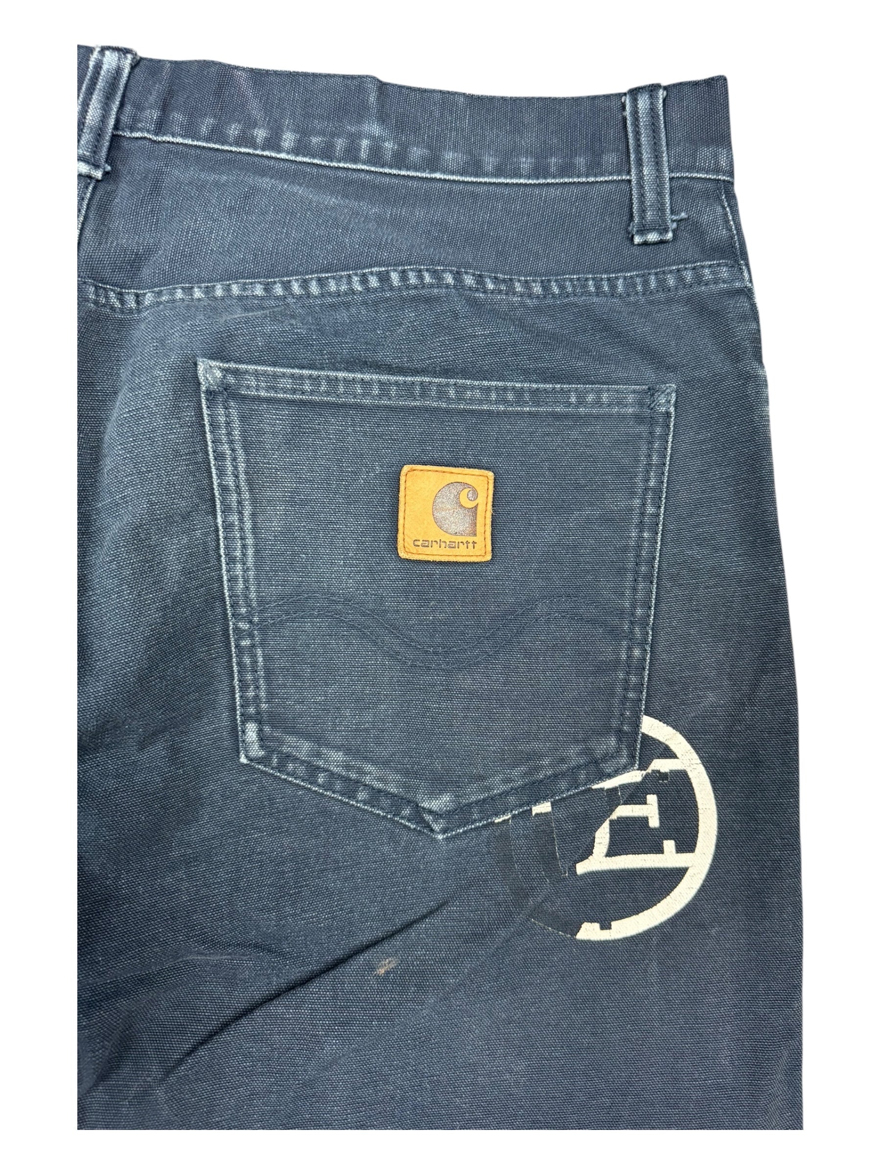 Carhartt x Uniform Expirement x Fragment Design Star Embroidered Black Jeans Size 36