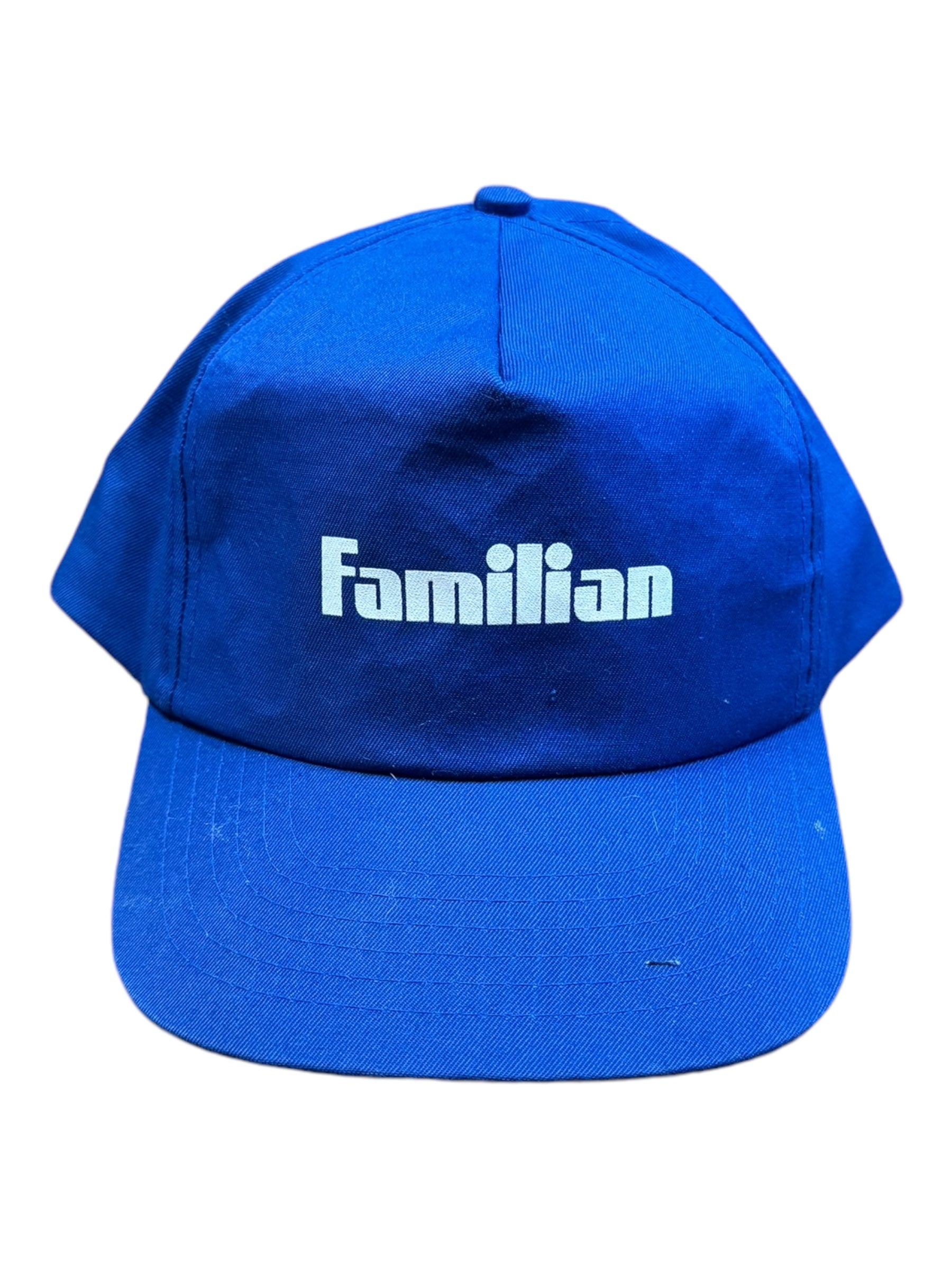Familian Trucker Hat Cap SnapBack Men’s Size Poly Dodger Blue Soft Top