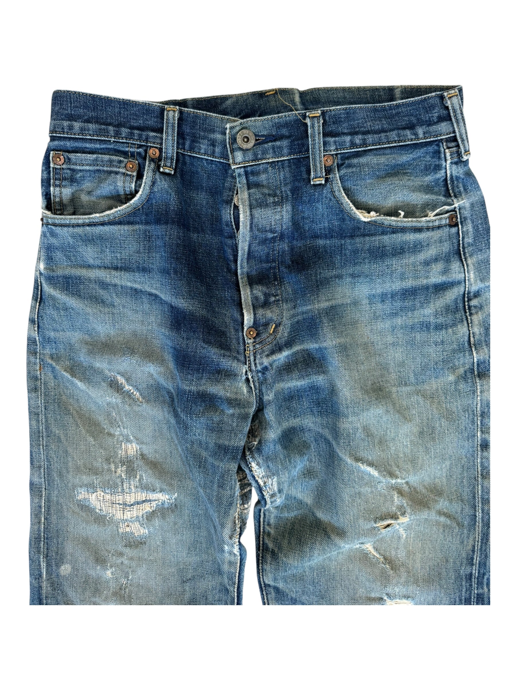 Levis 90s 702 XX Big E Selvedge Denim Jeans W31 Japan Perfect Fade