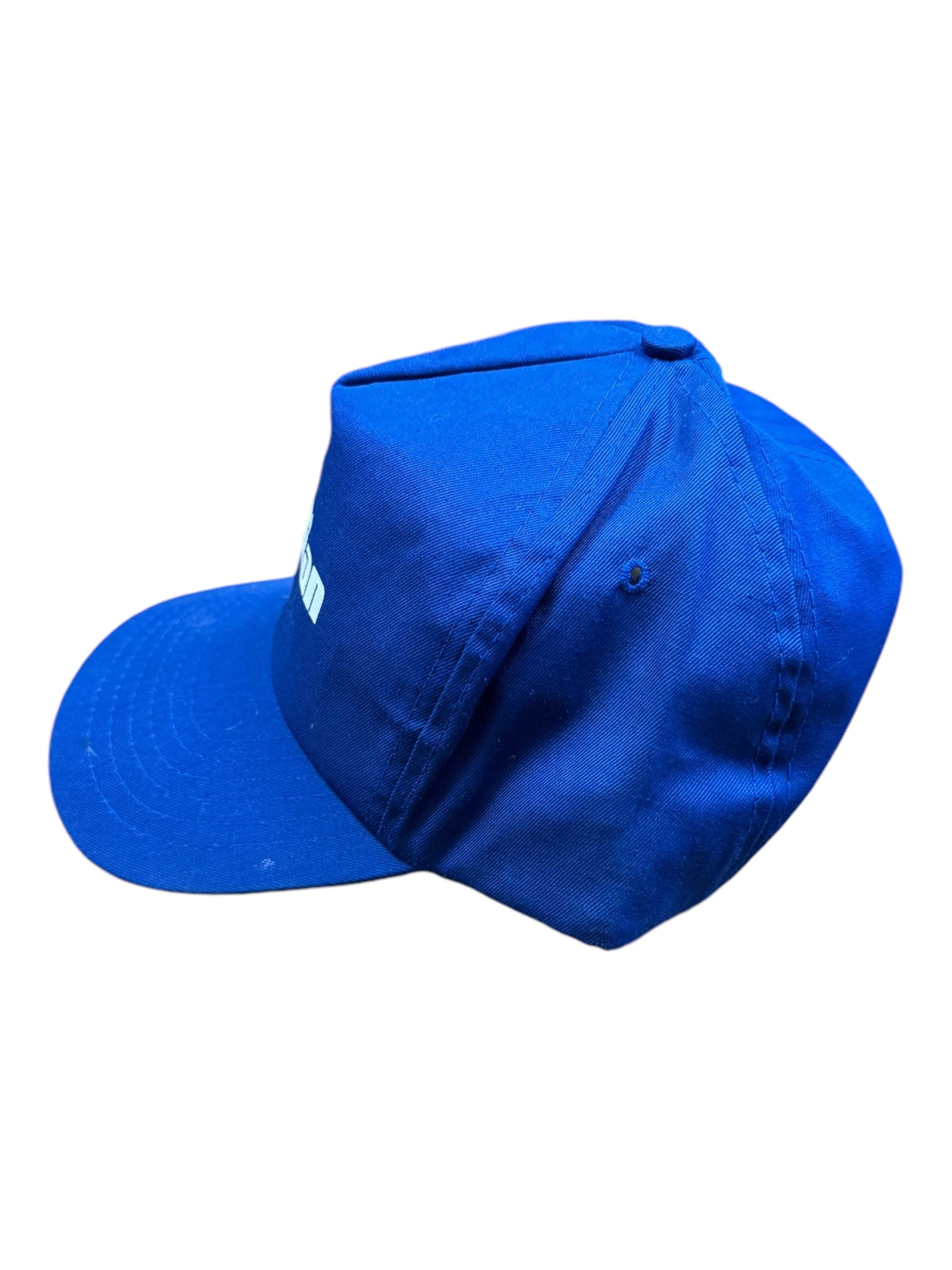 Familian Trucker Hat Cap SnapBack Men’s Size Poly Dodger Blue Soft Top