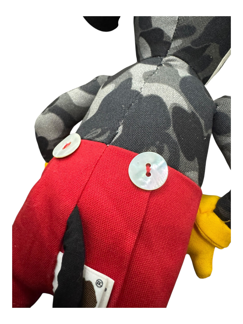 A Bathing Ape 2008 Disney Mickey Mouse Camo Plush Doll